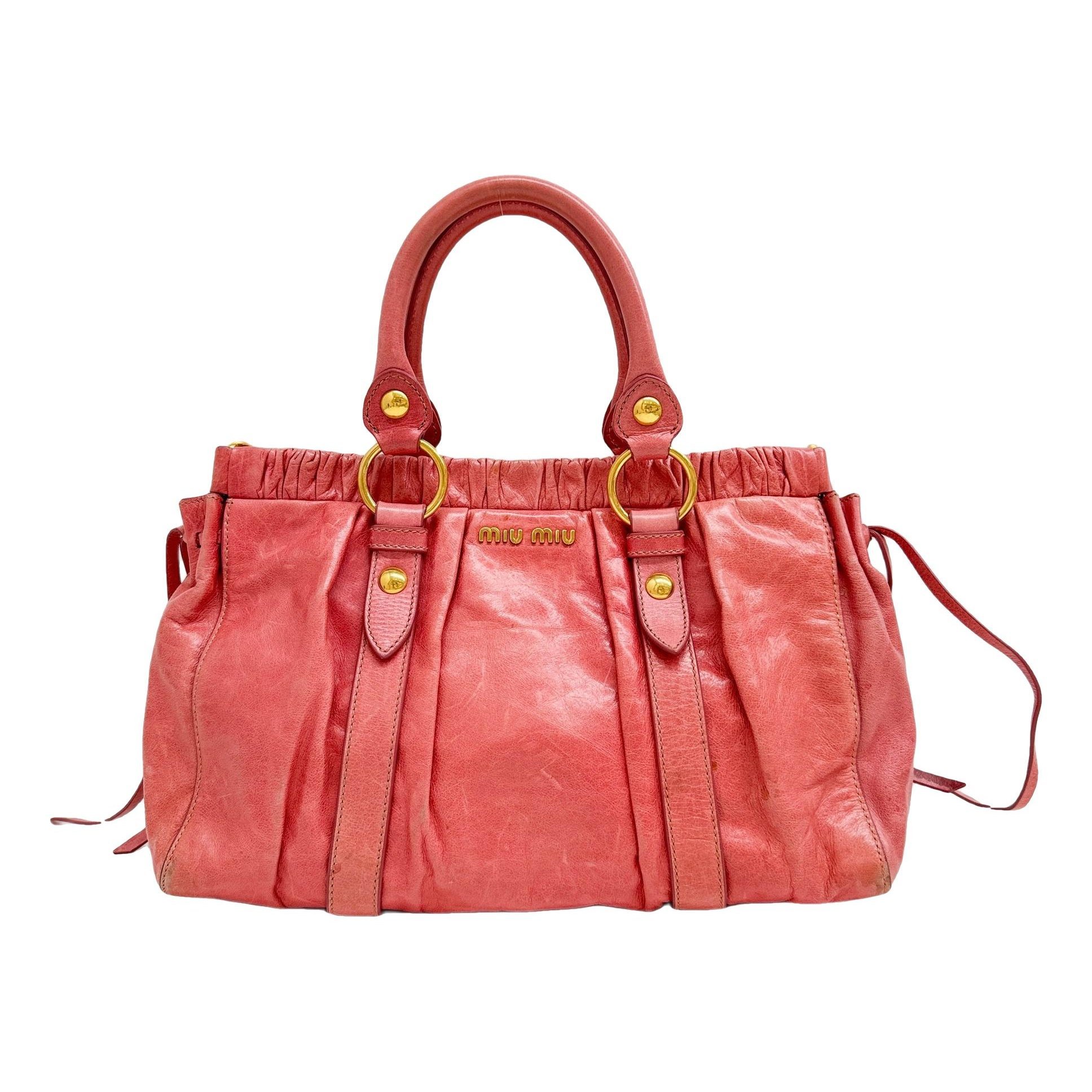 Vitello leather handbag