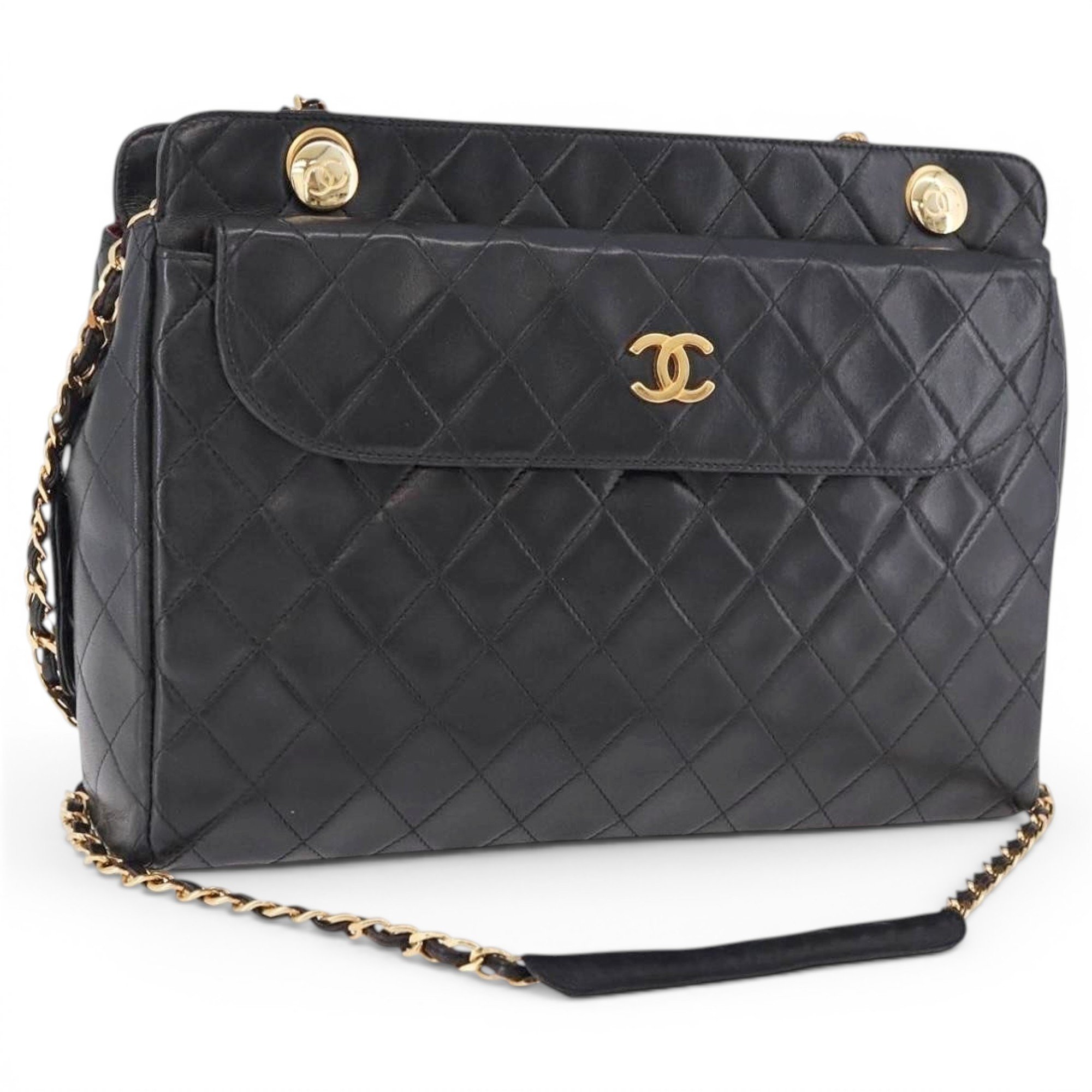 Leather tote