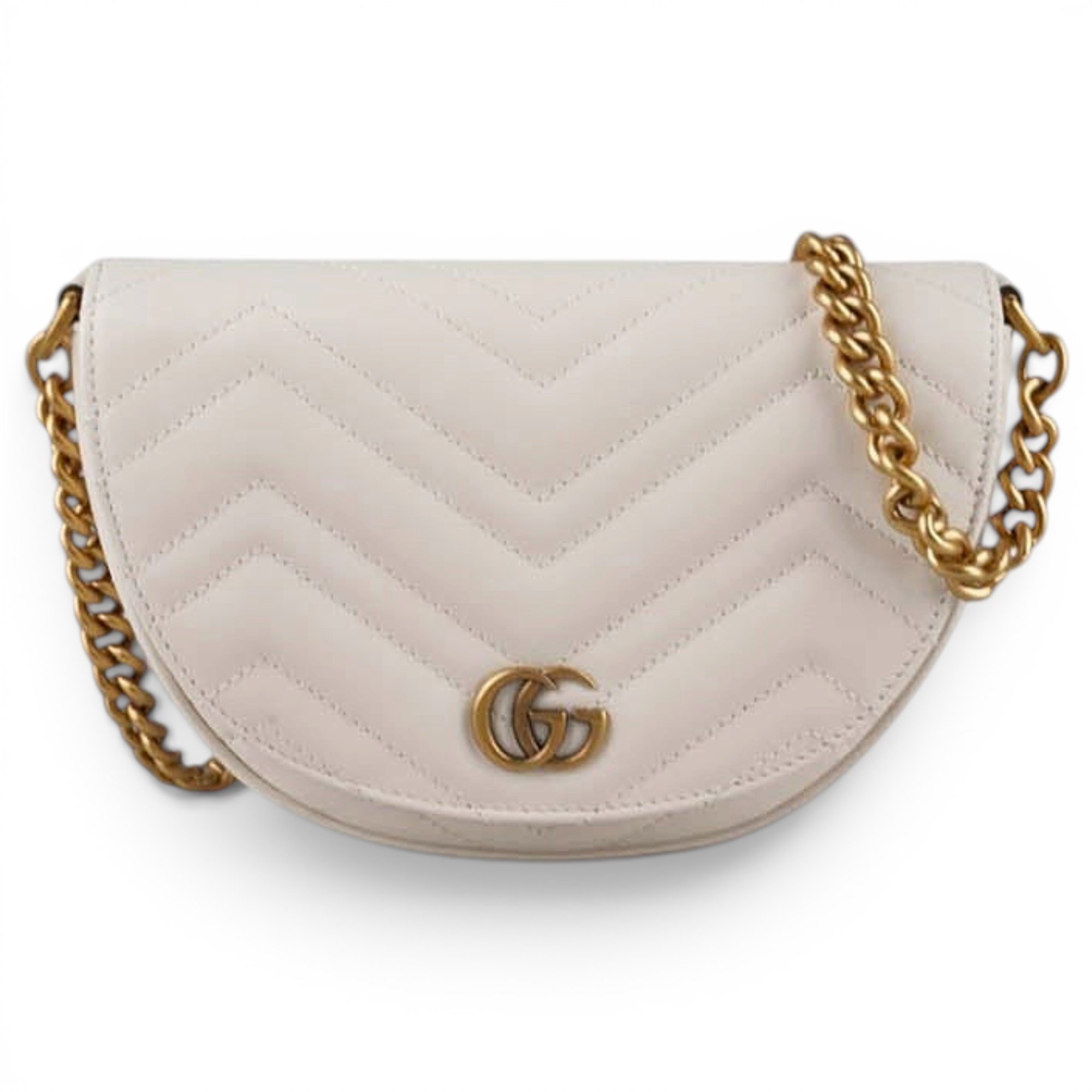 GG Marmont Chain leather crossbody bag