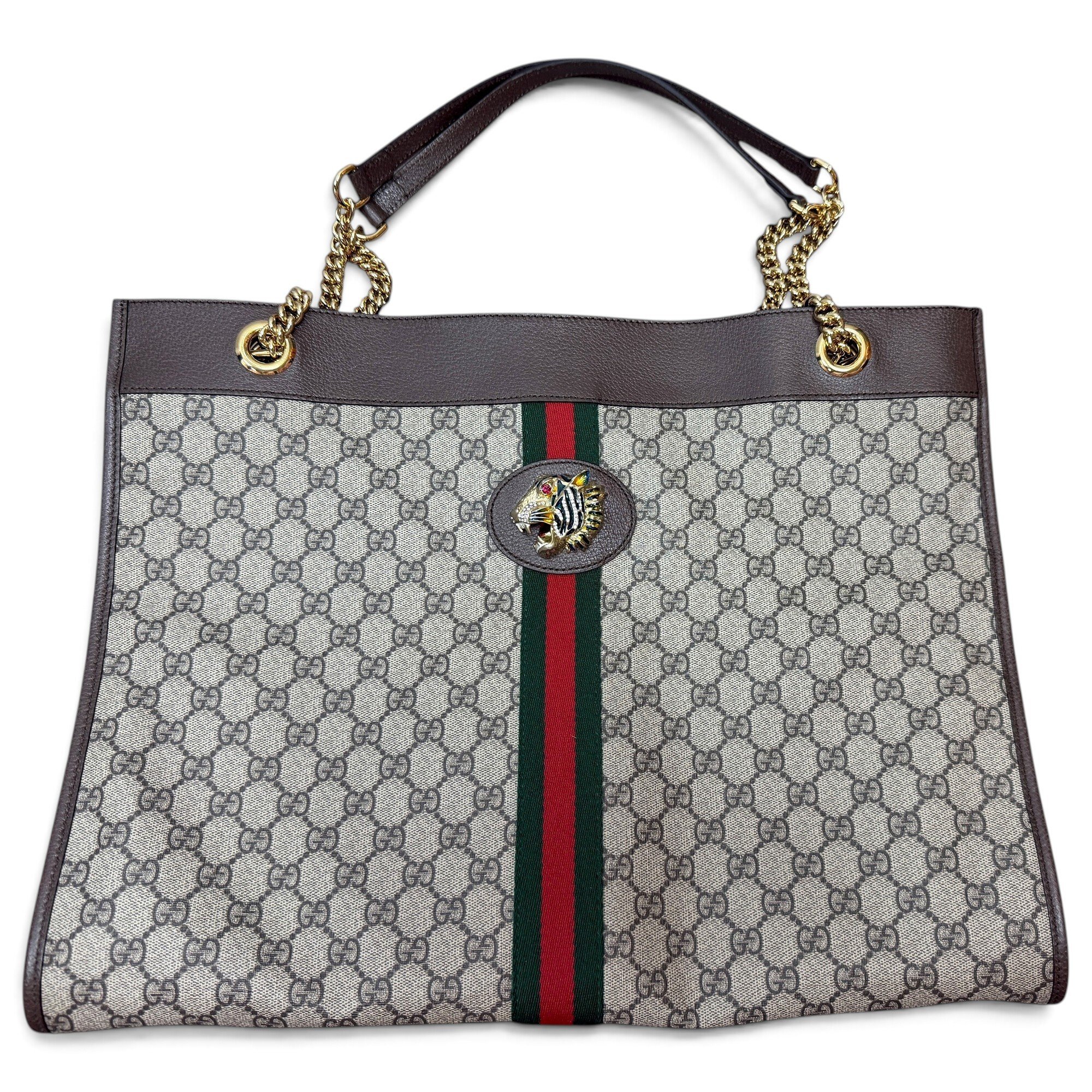 Rajah leather tote