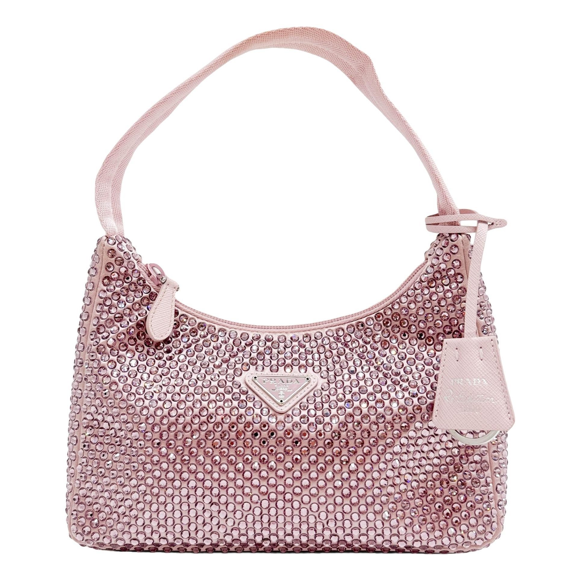 Re-Edition 2000 silk handbag