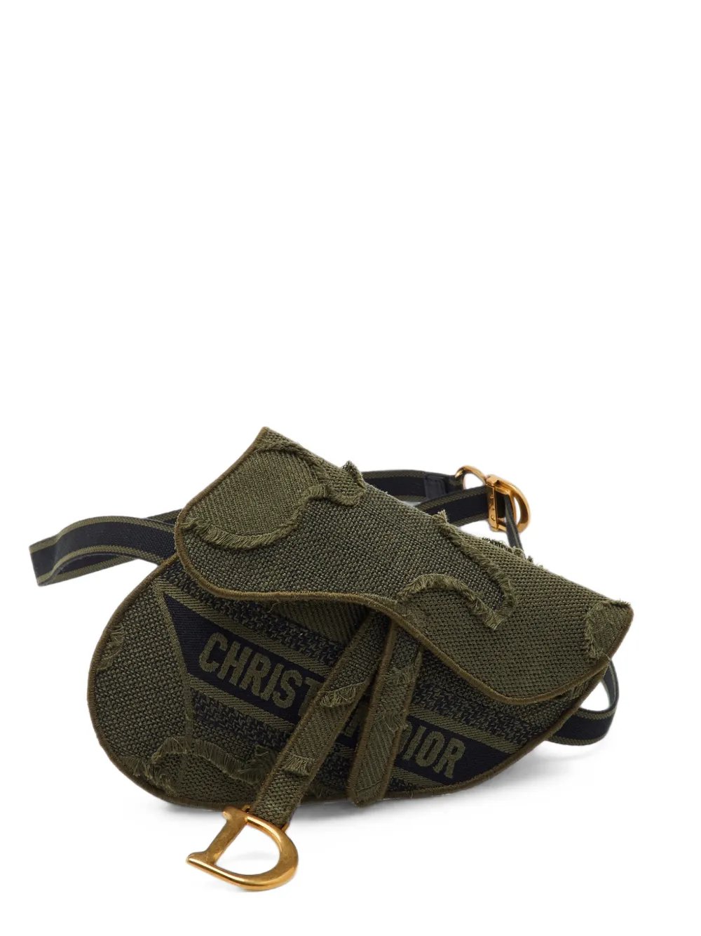 2019 embroidered canvas belt bag