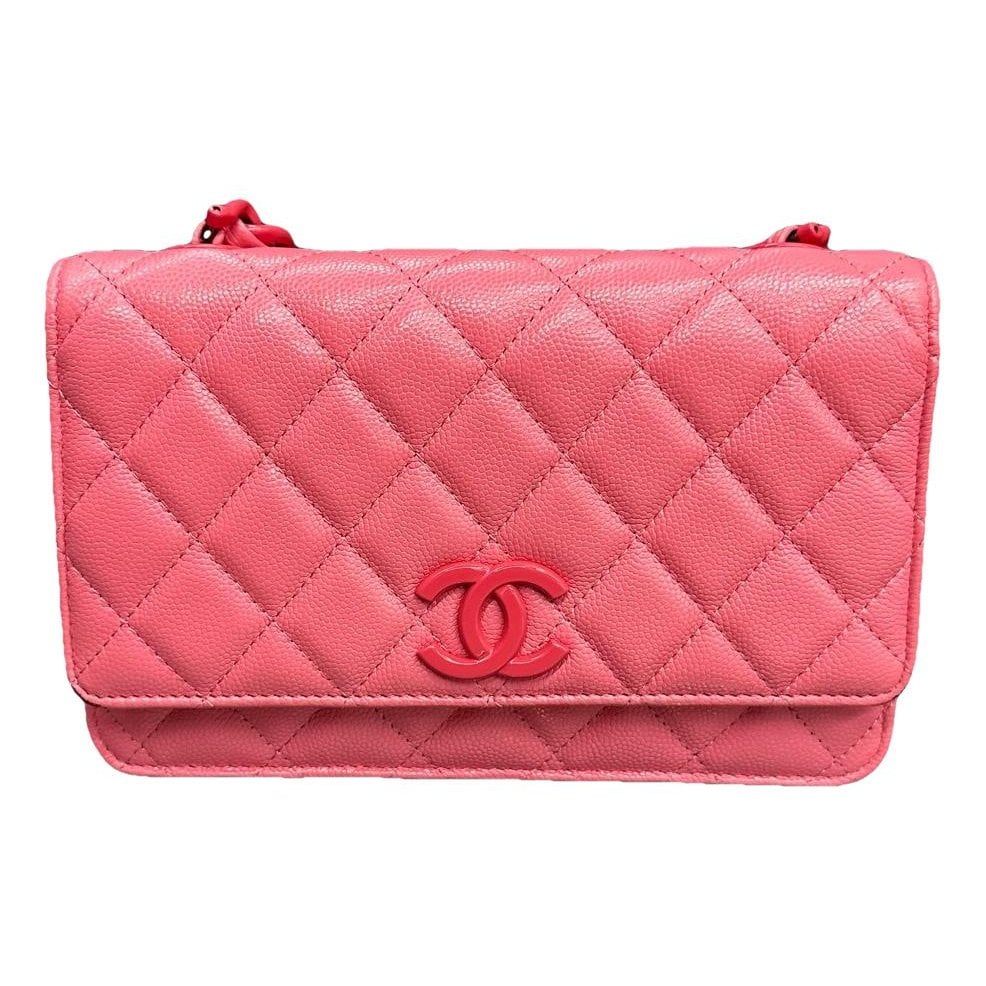 Wallet On Chain Timeless/Classique leather crossbody bag