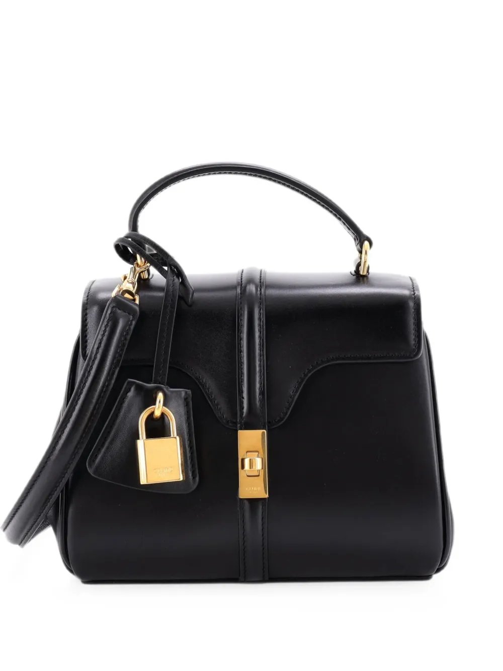 16 Top Handle Bag Smooth Calfskin Mini satchel