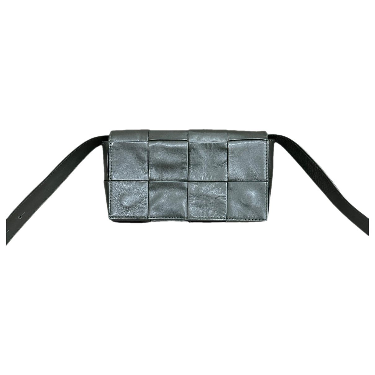 Cassette leather handbag