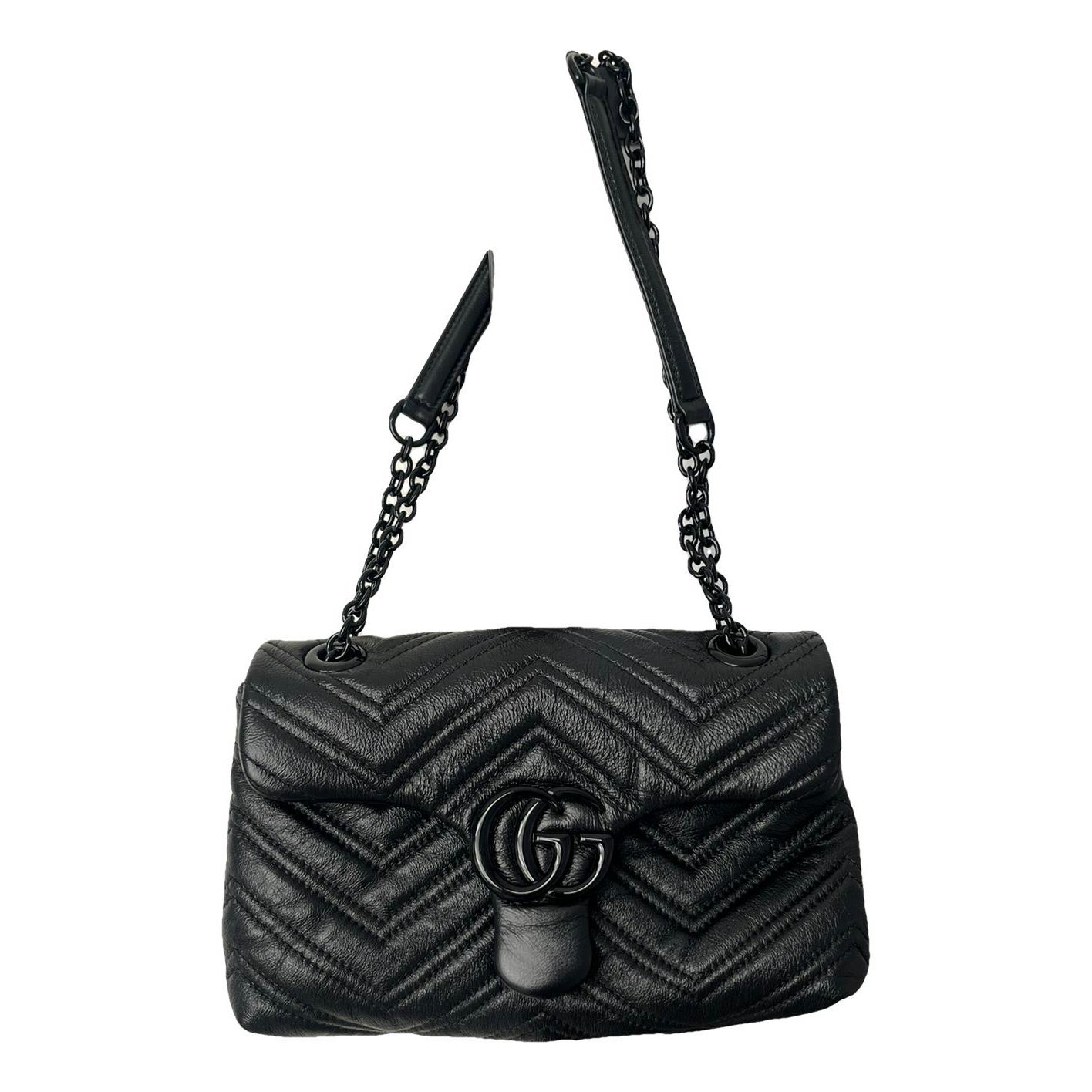 GG Marmont Flap leather handbag