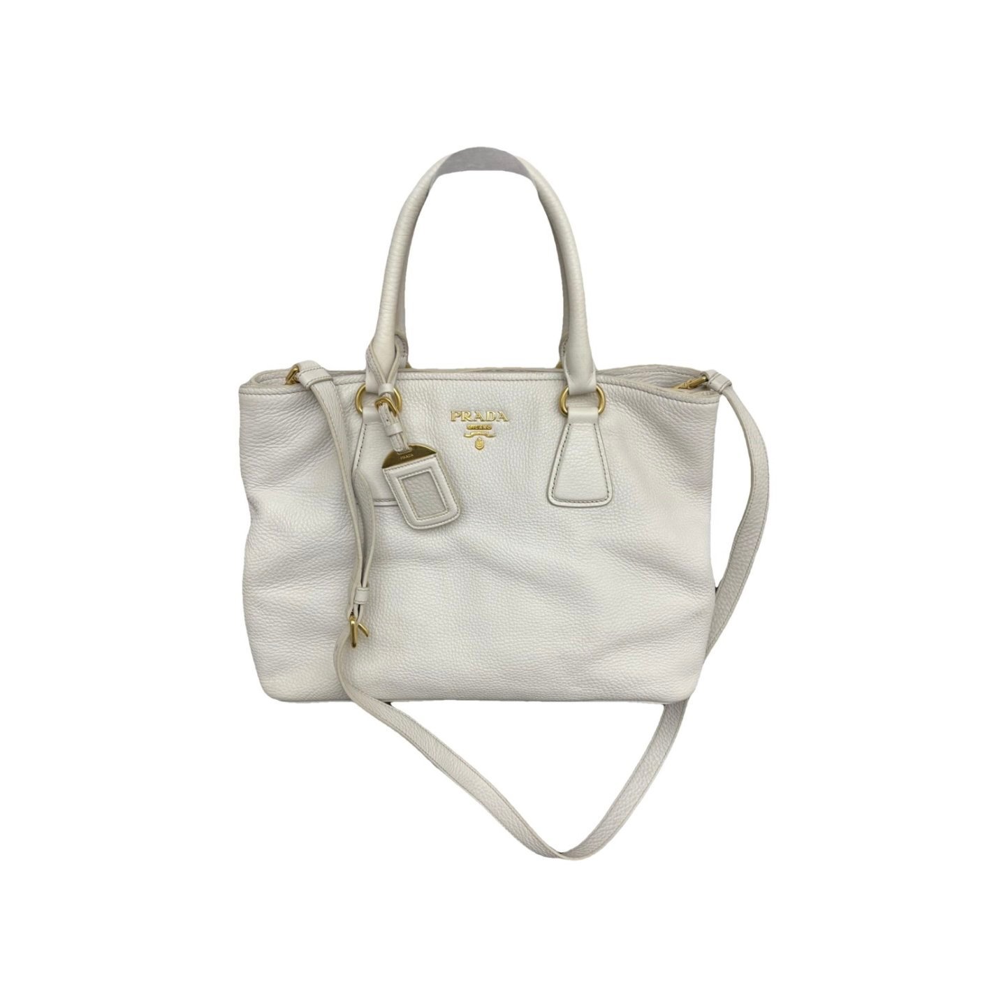 Monochrome leather handbag