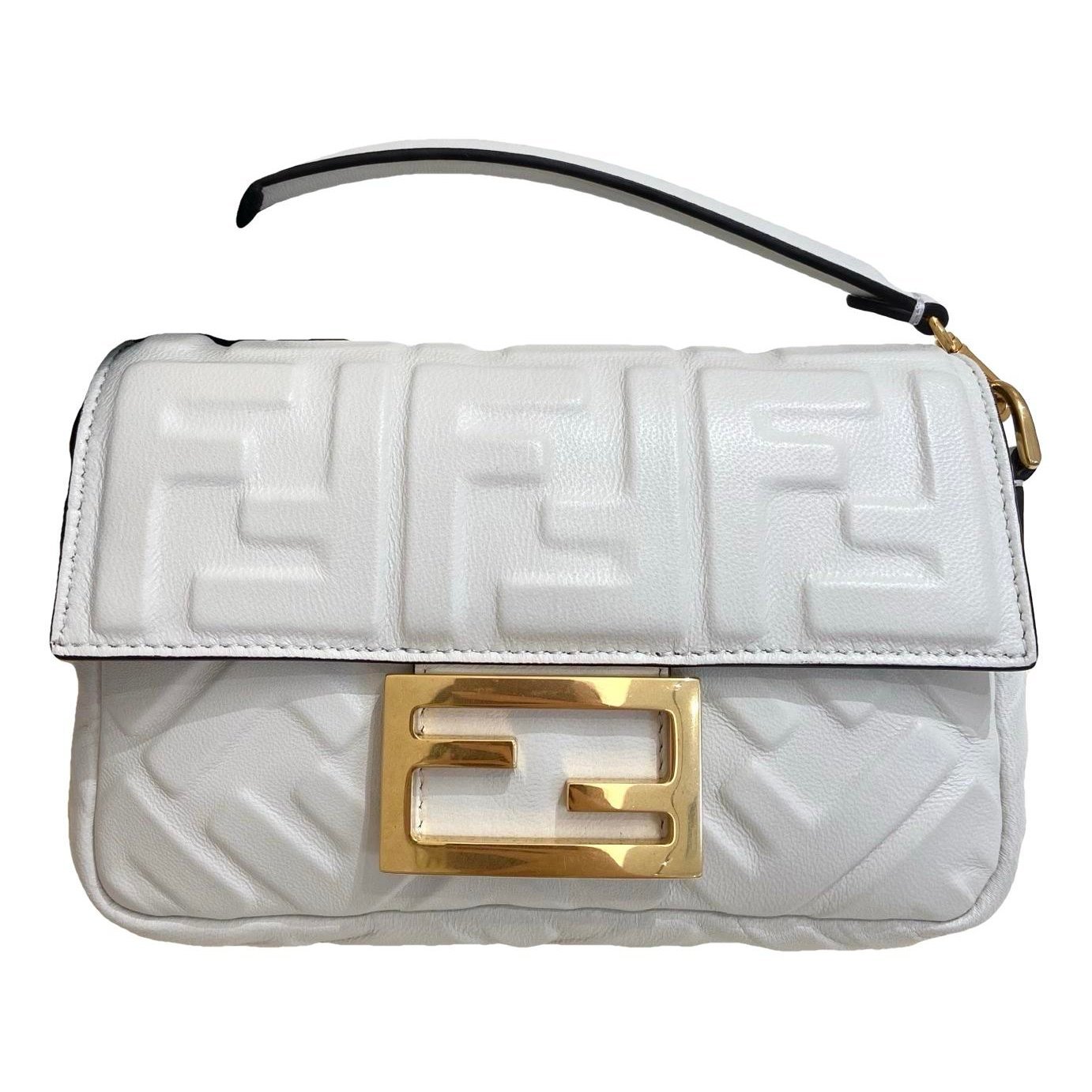 Baguette Chain Midi leather handbag