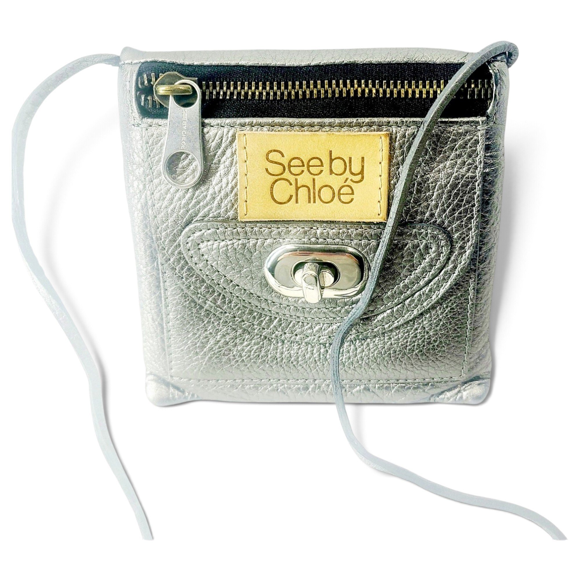 Leather crossbody bag