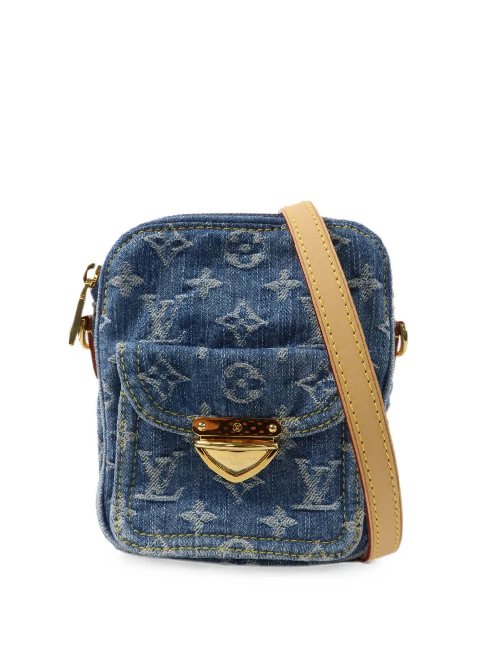Monogram Denim Pochette Fairfax mini bag