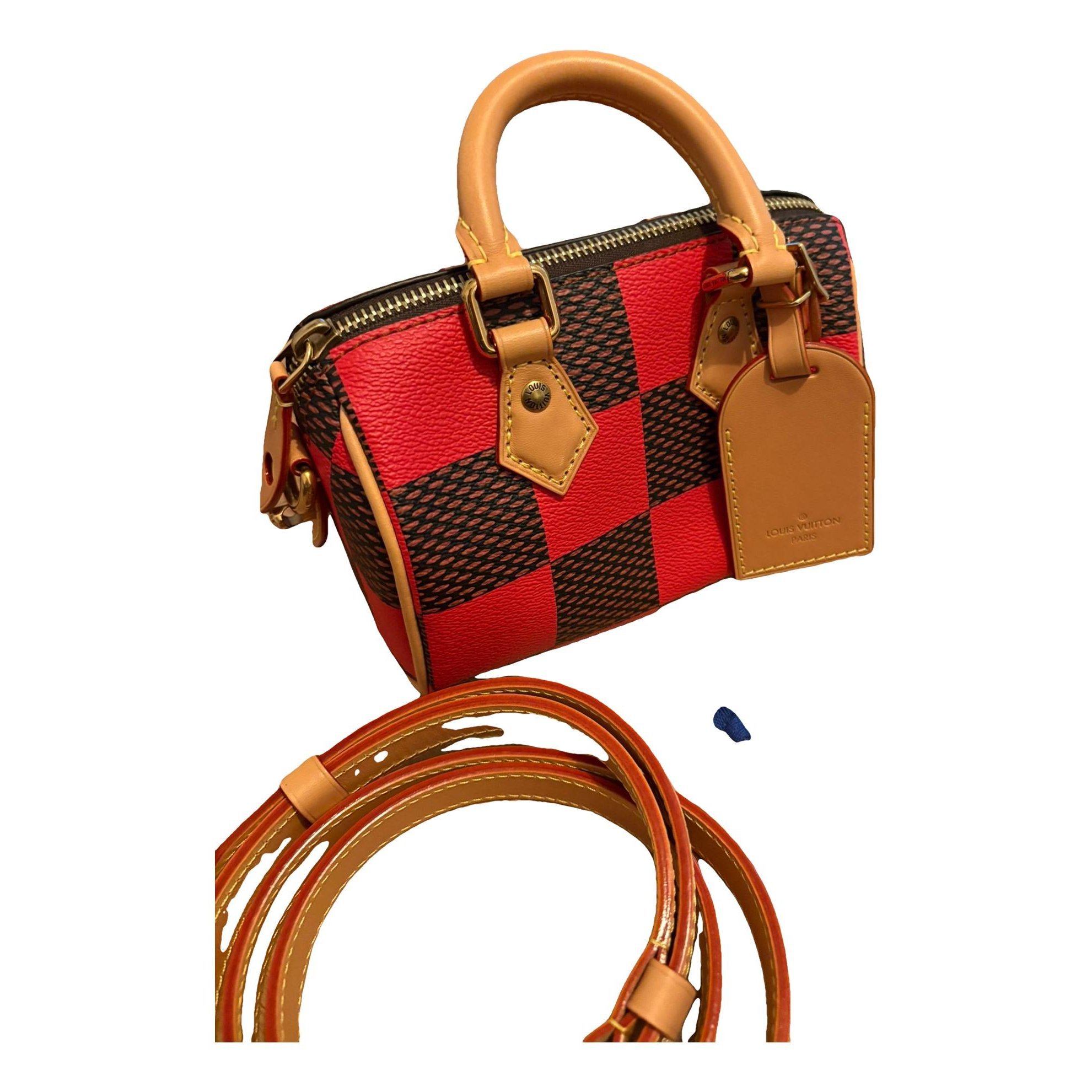 Nano Speedy / Mini HL leather handbag
