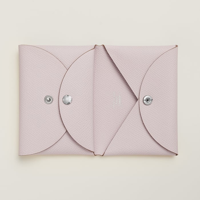 Mauve Pâle Calvi Duo Compact Card Holder