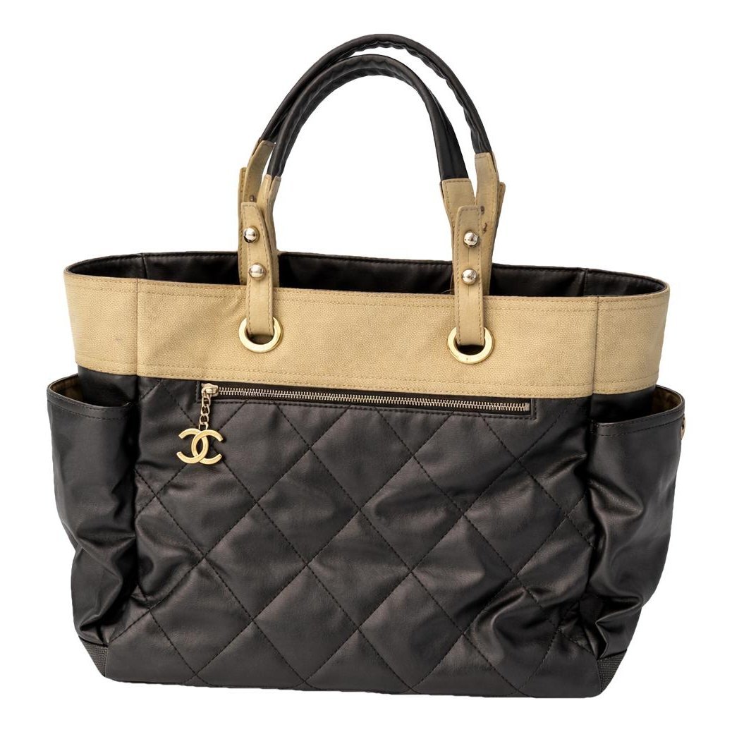 Paris-Biarritz leather tote