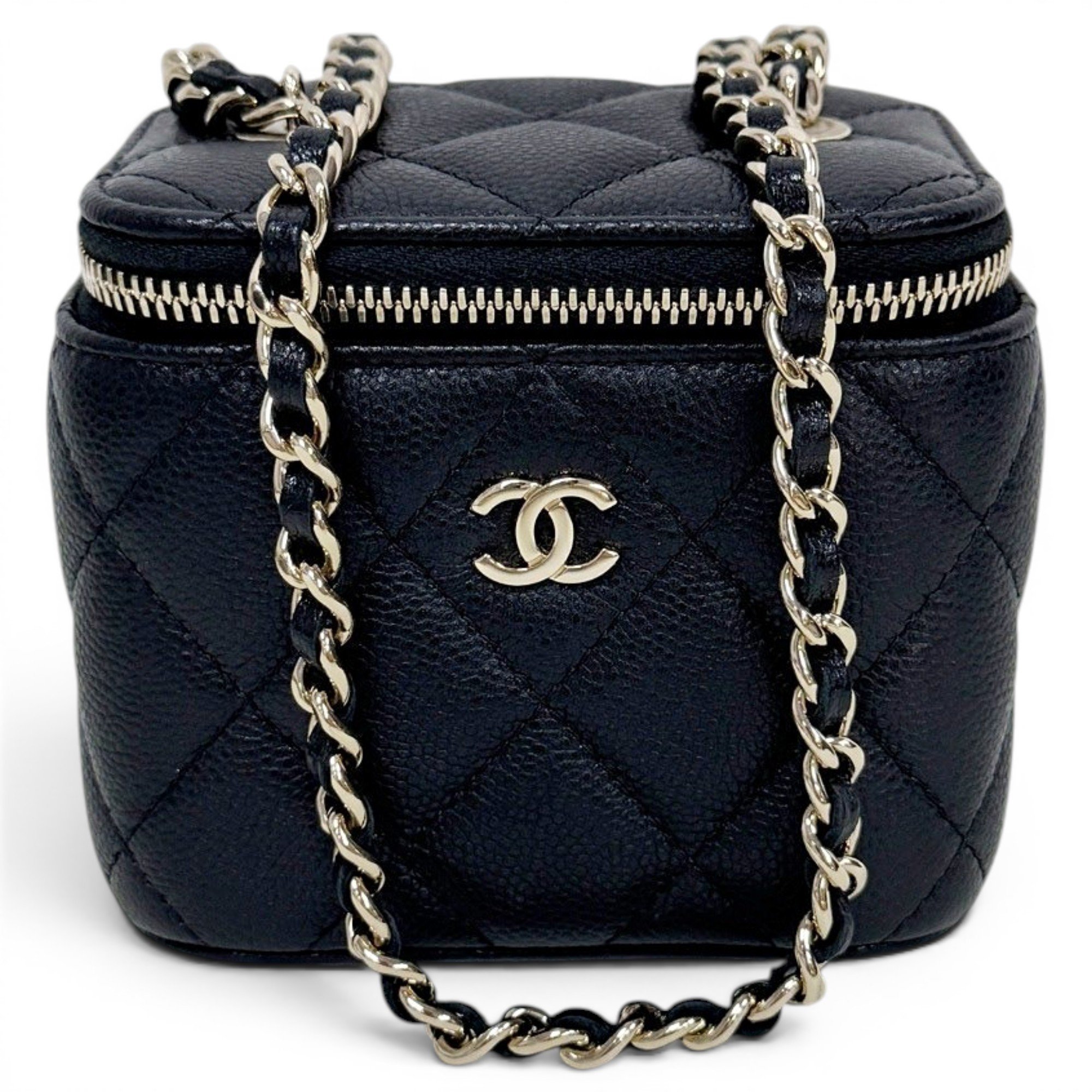 Trendy CC Vanity leather handbag