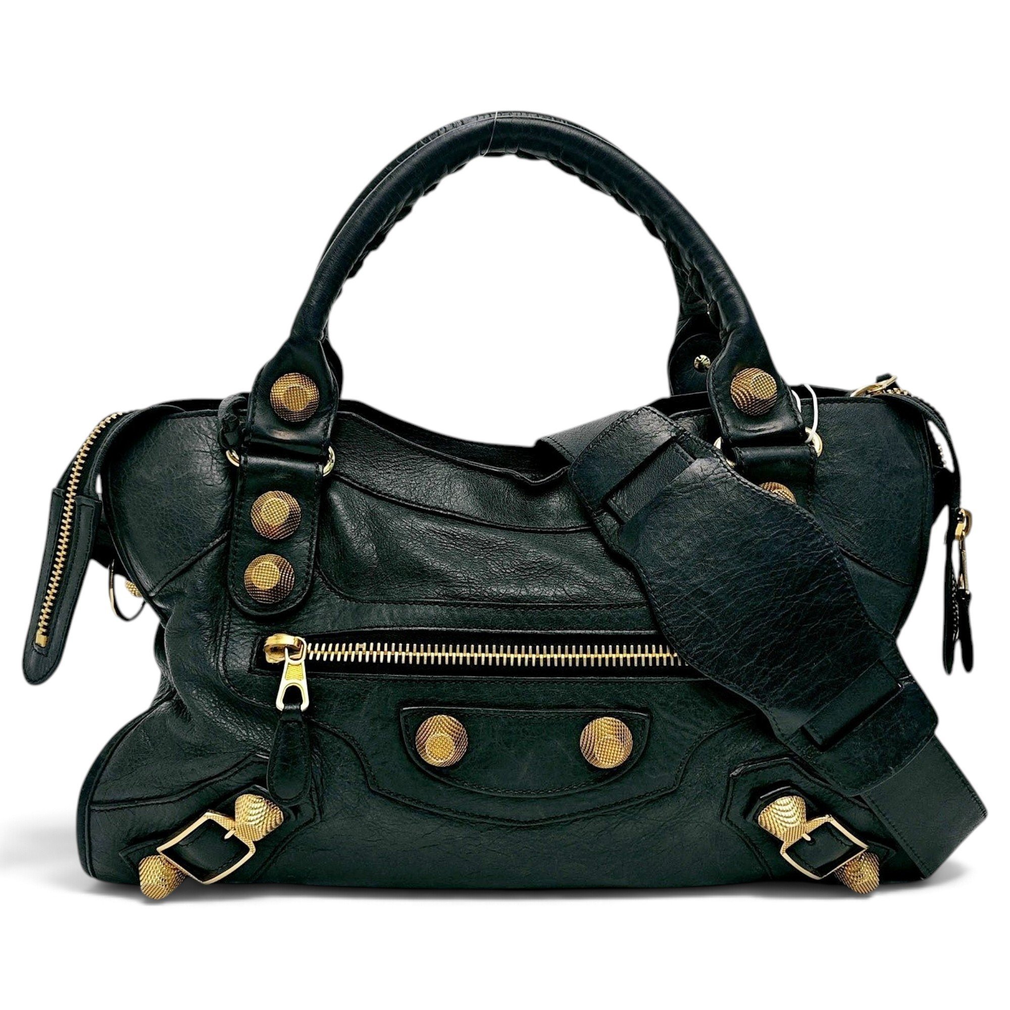 Leather handbag
