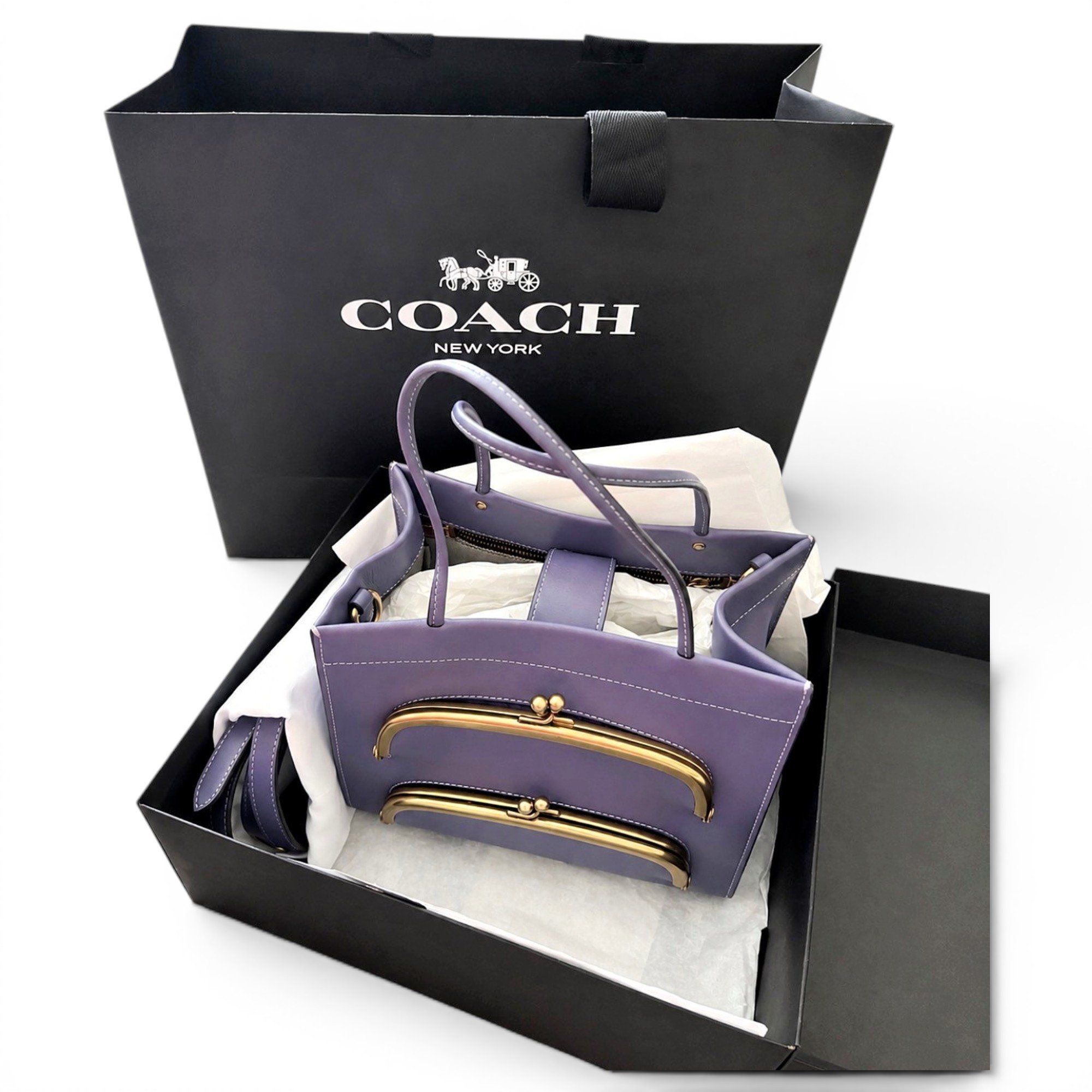 Leather handbag