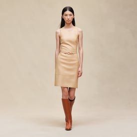 Dress with laced back
