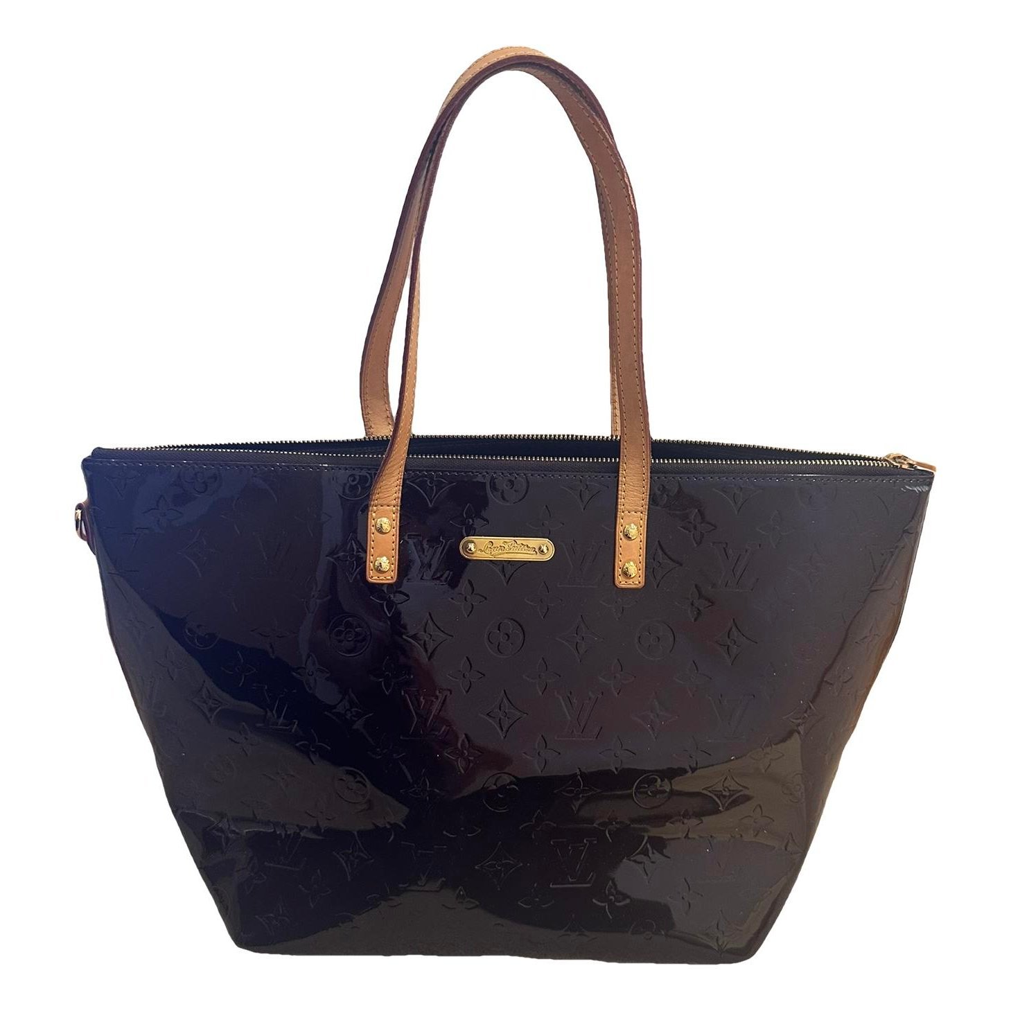 Bellevue patent leather tote