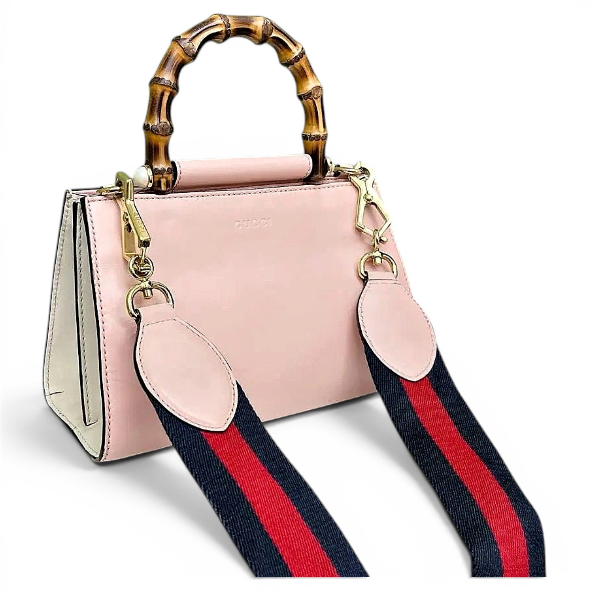 Nymphaea leather crossbody bag
