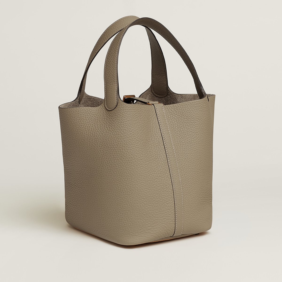 Beige Marfa Picotin Lock 22 Bag