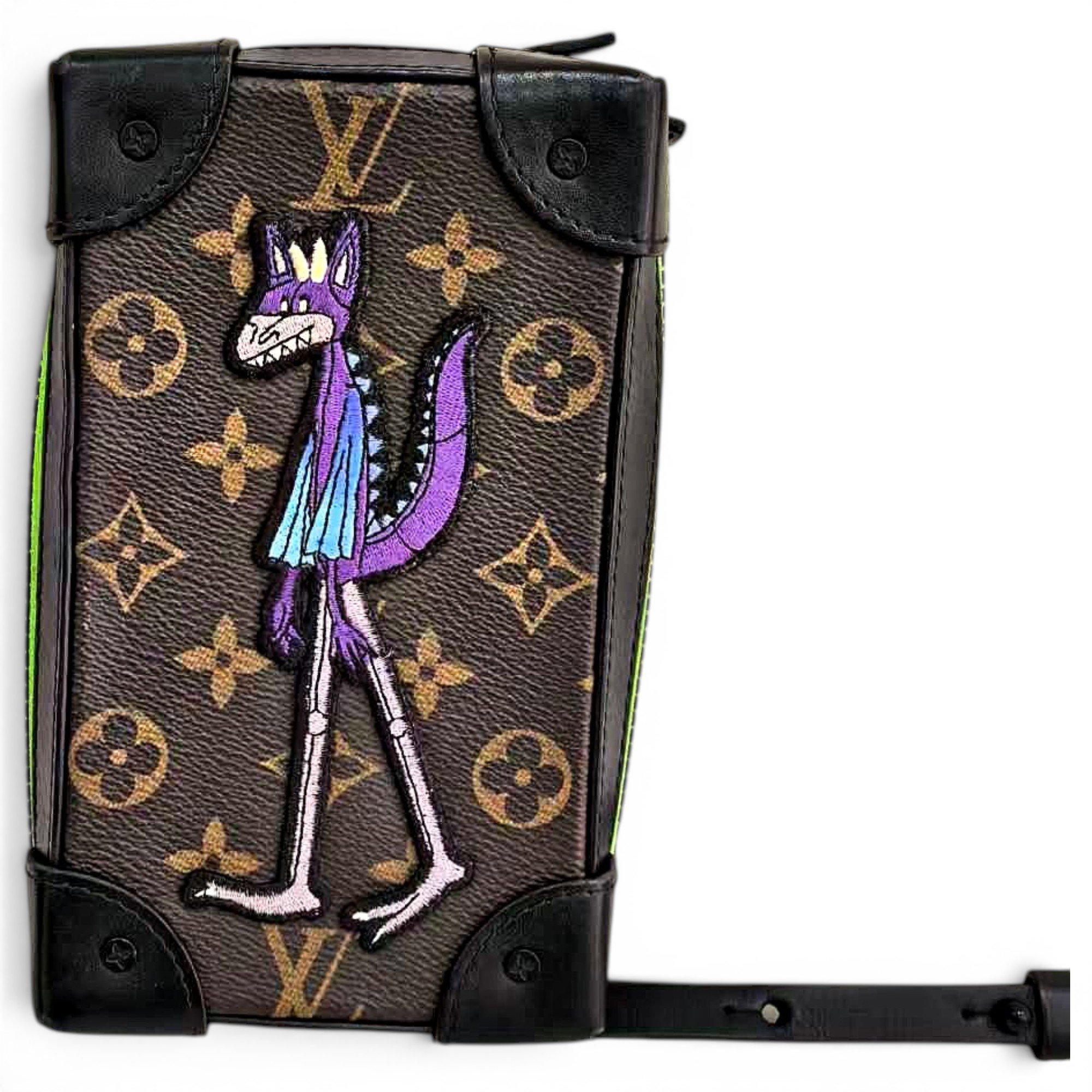 Pochette Trunk Verticale cloth crossbody bag