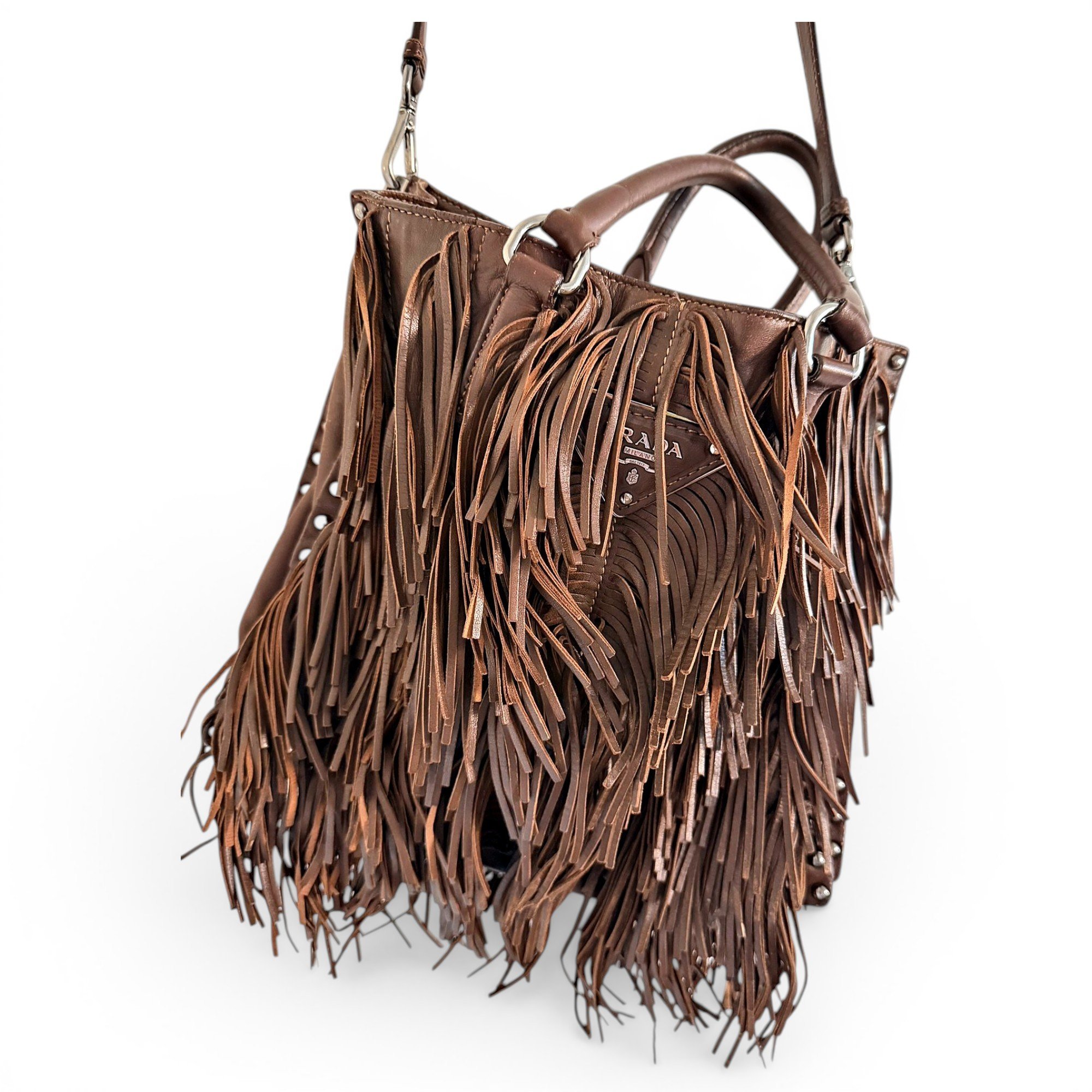 Leather handbag