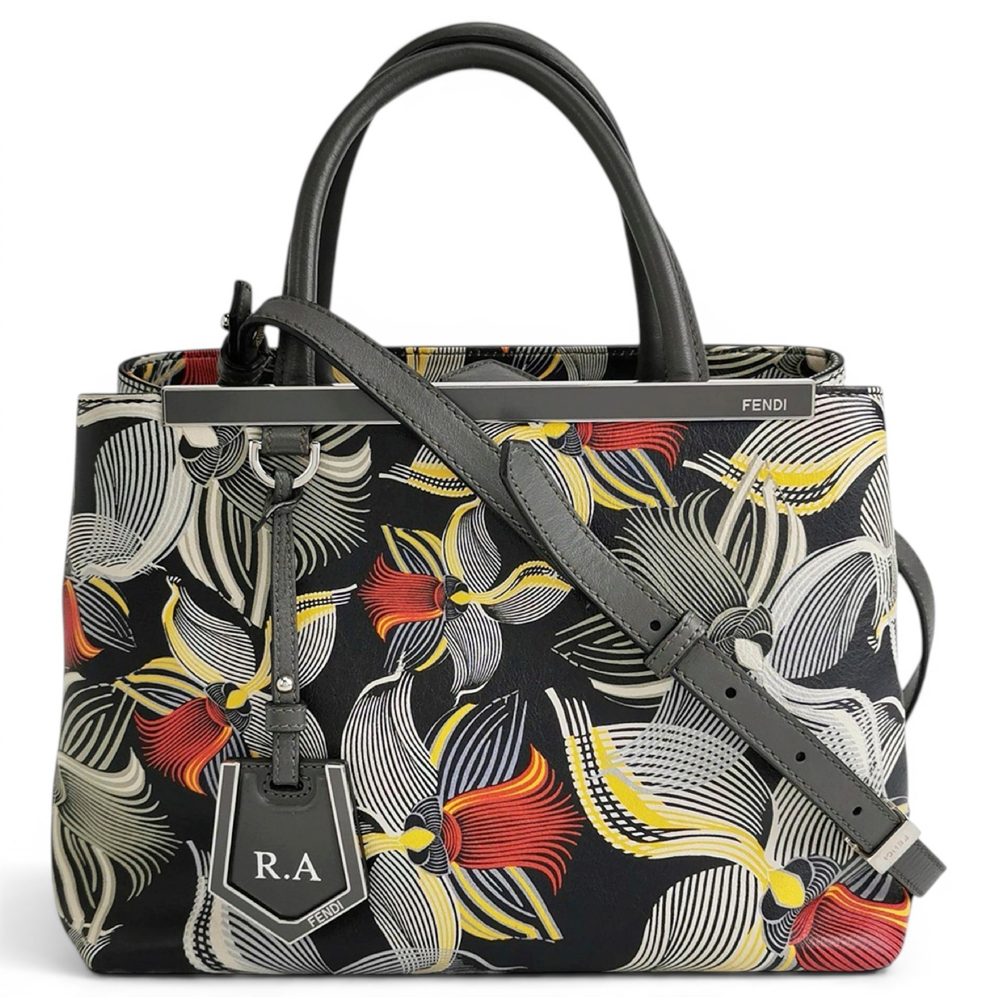Peekaboo leather handbag