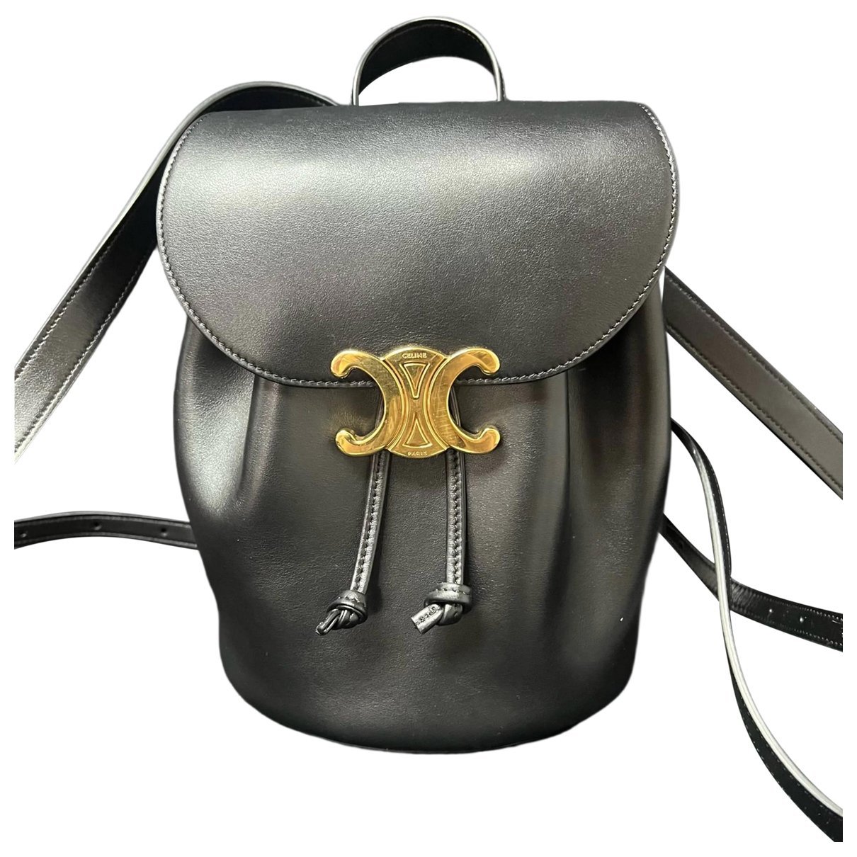 Leather backpack