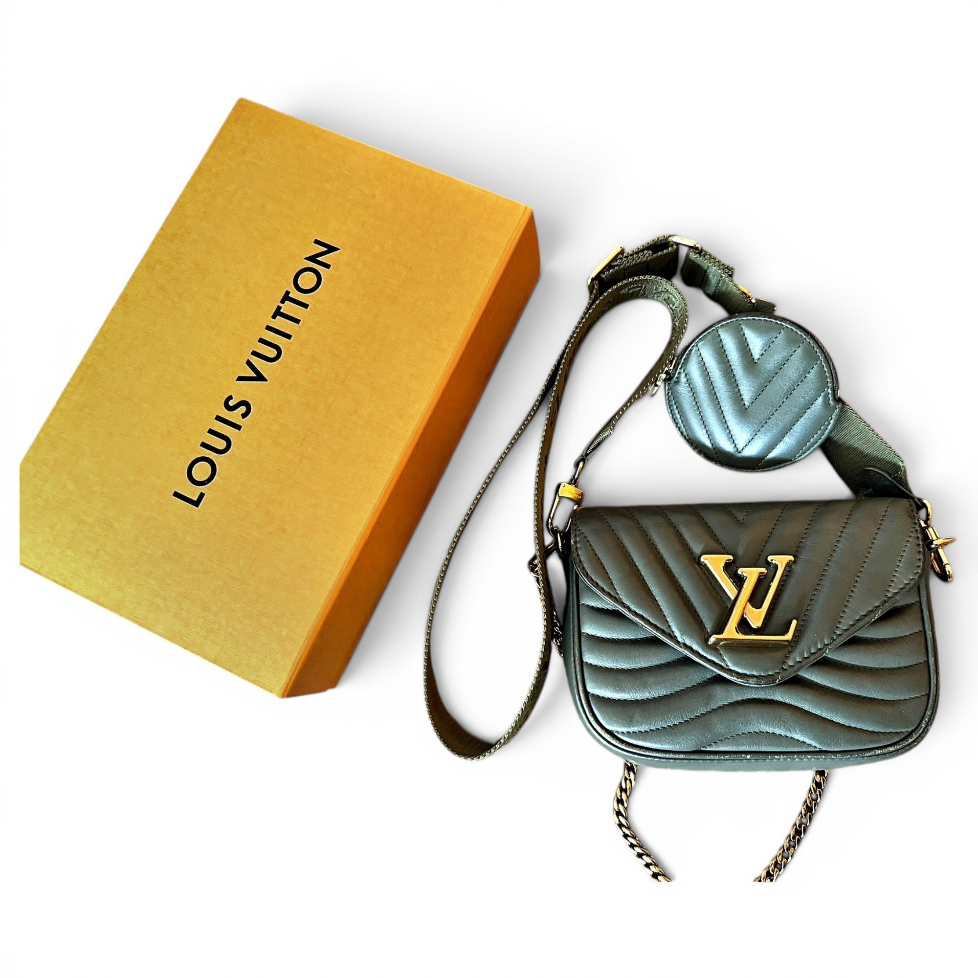 Multi-Pochette New Wave leather crossbody bag