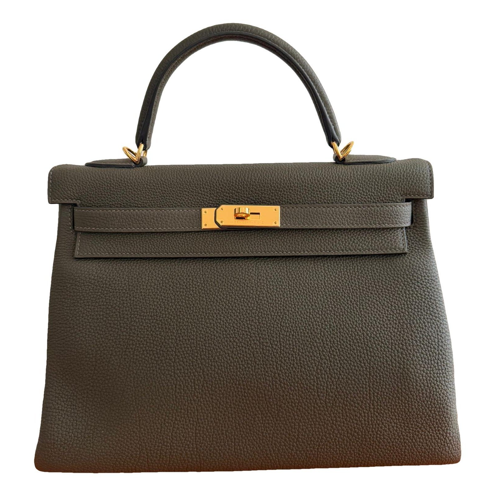 Kelly 32 leather handbag