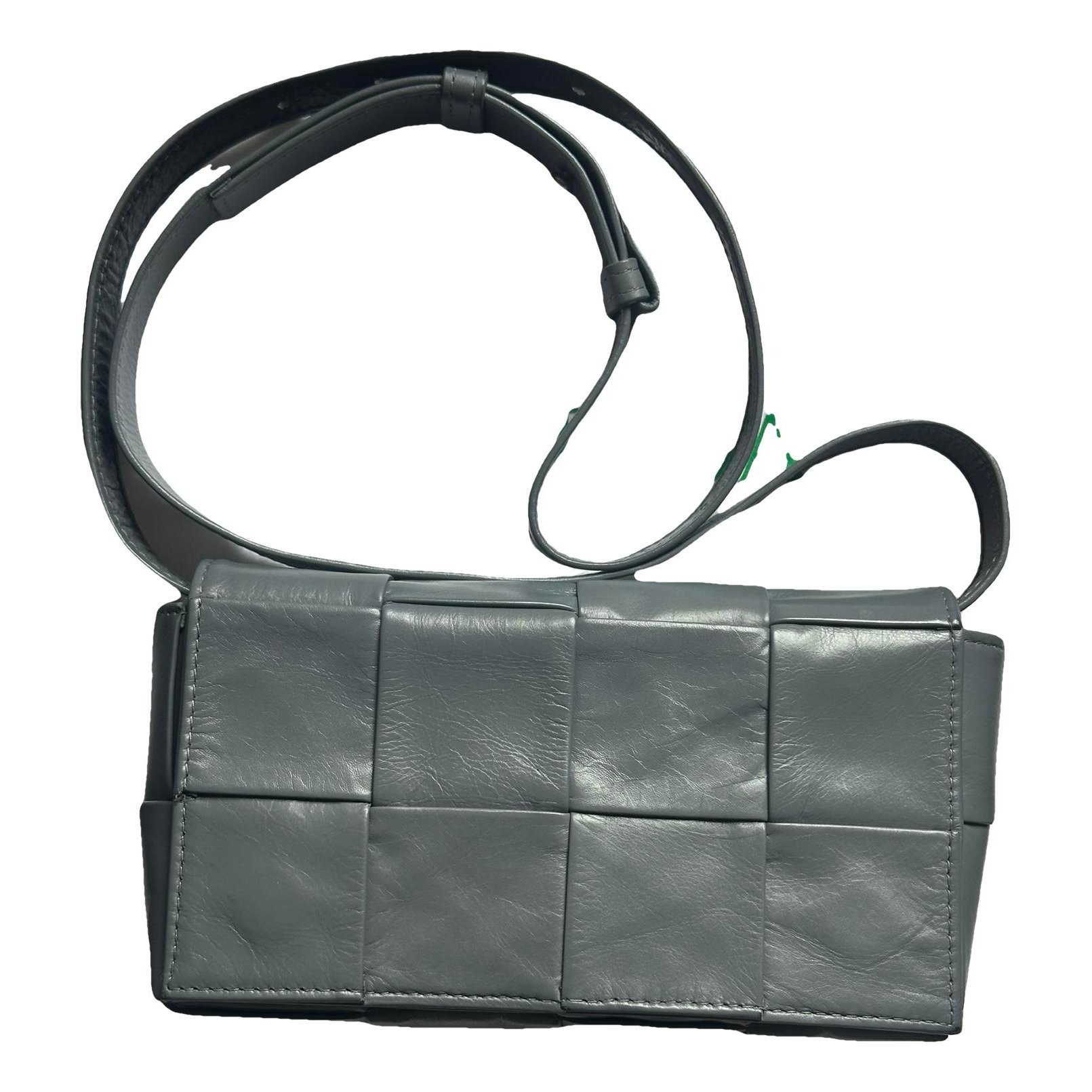 Cassette leather handbag