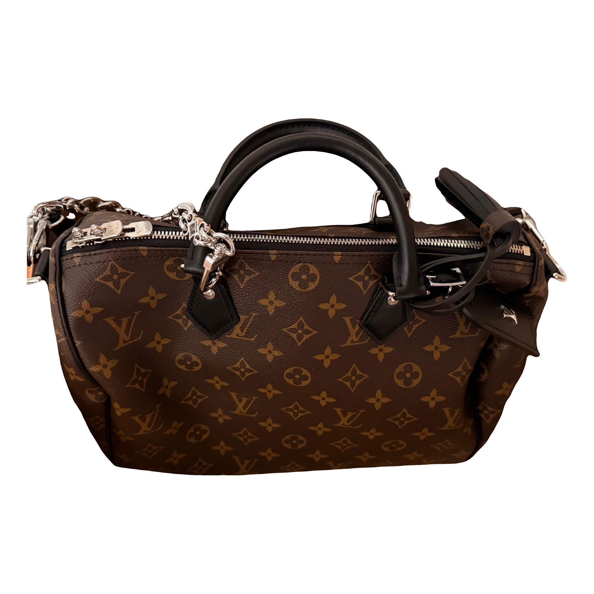 Speedy leather handbag