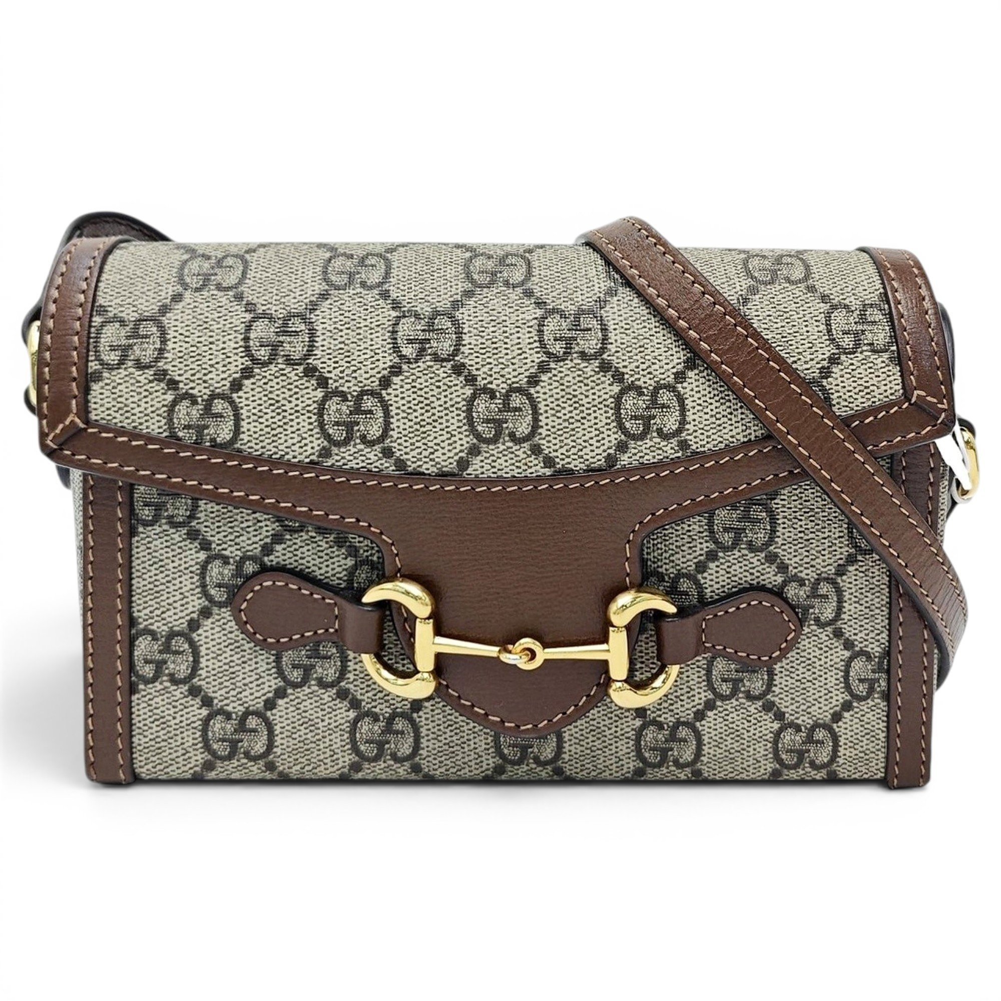 Handle Horsebit 1955 leather handbag