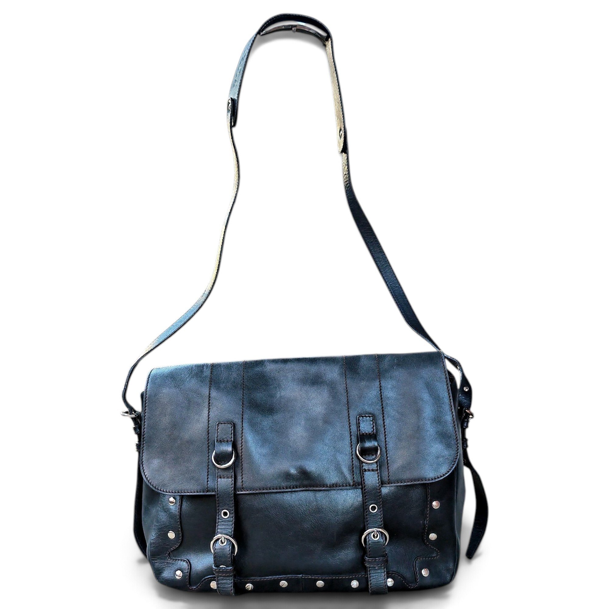 Leather crossbody bag