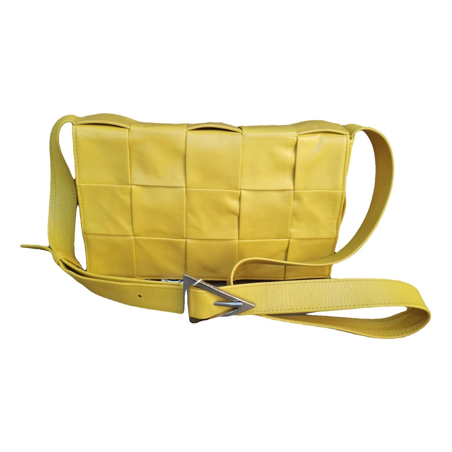 Brick Cassette leather handbag