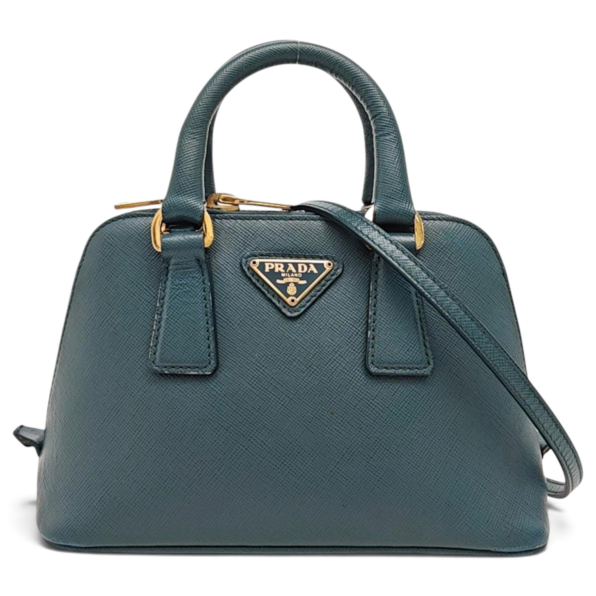 Promenade leather handbag