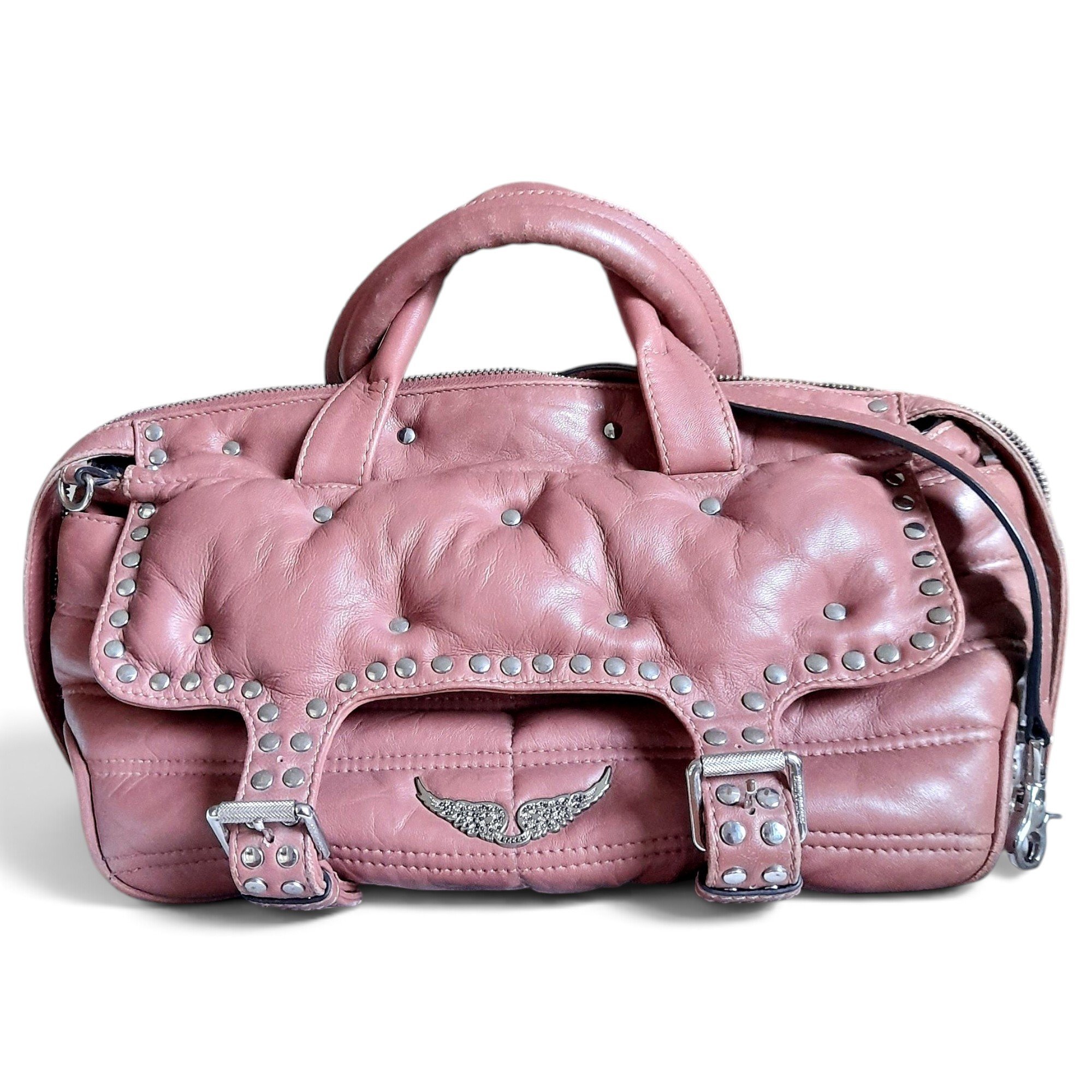 Leather crossbody bag