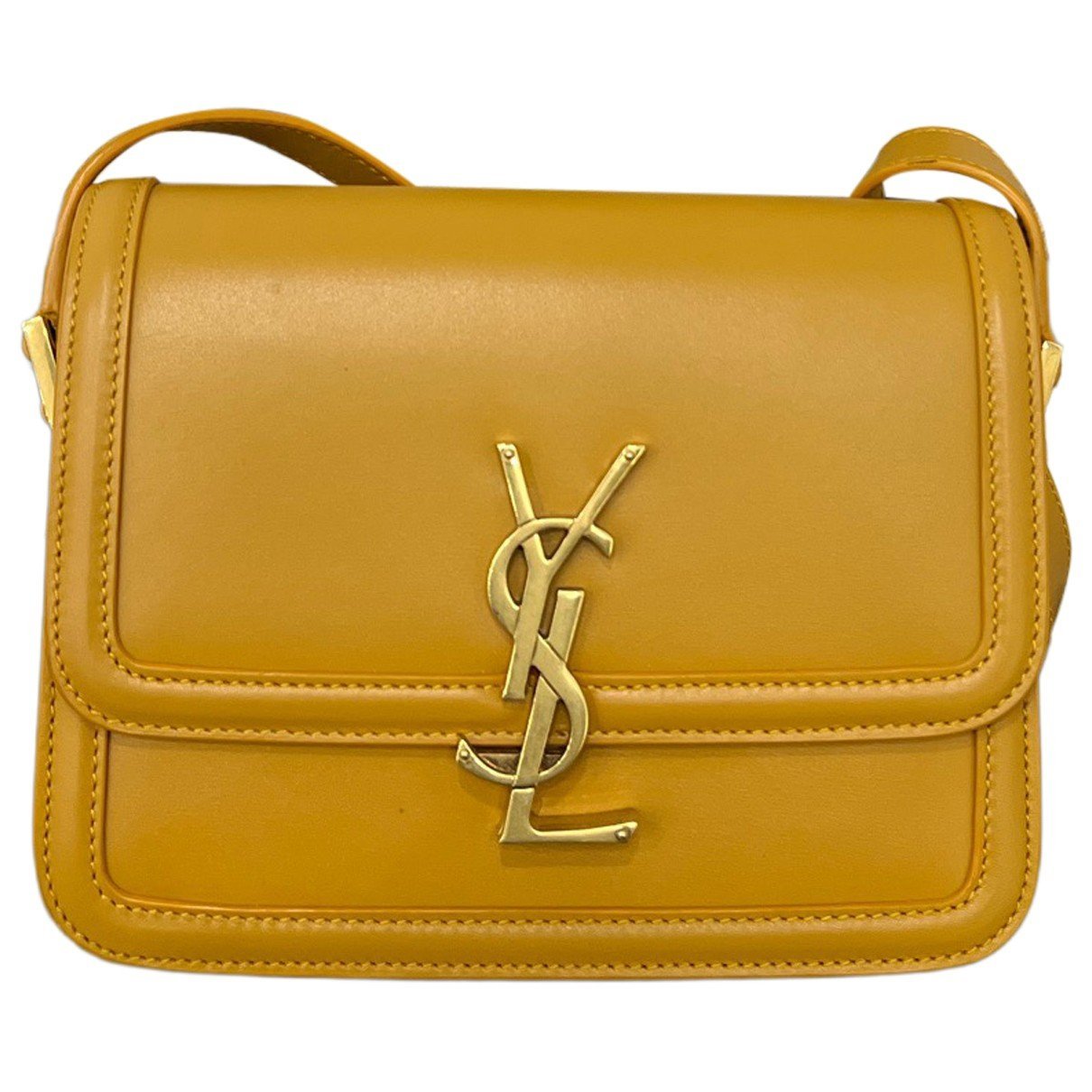 Solférino leather handbag