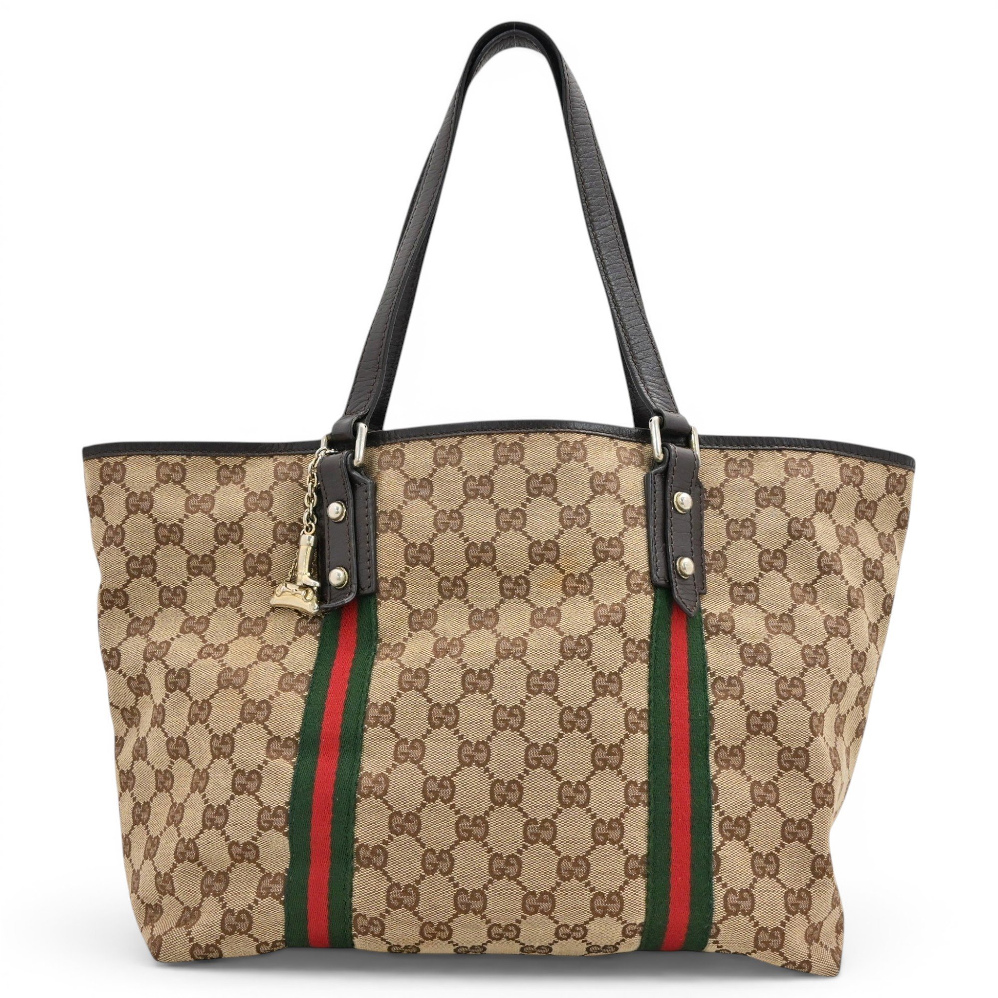 Leather tote