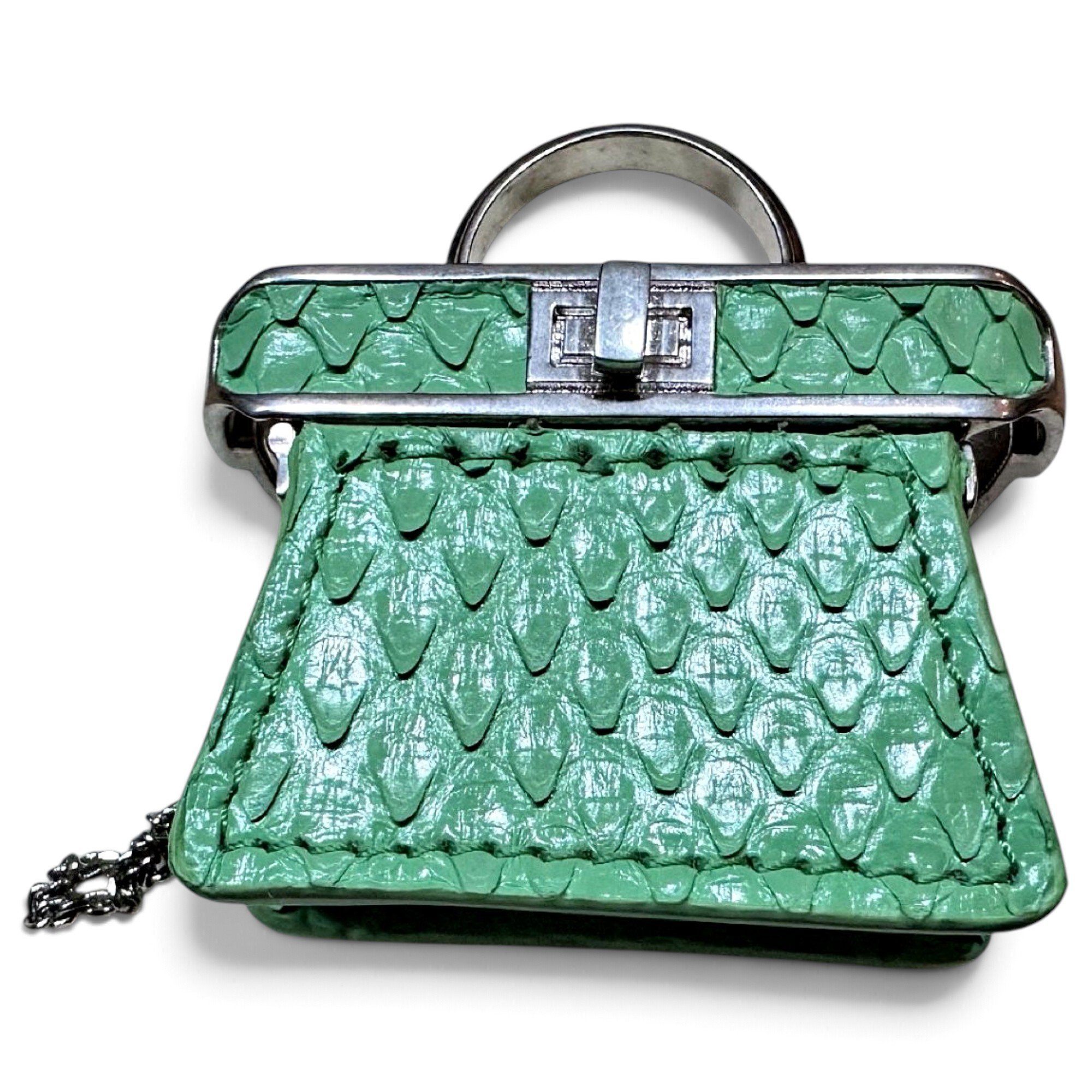 Peekaboo leather mini bag