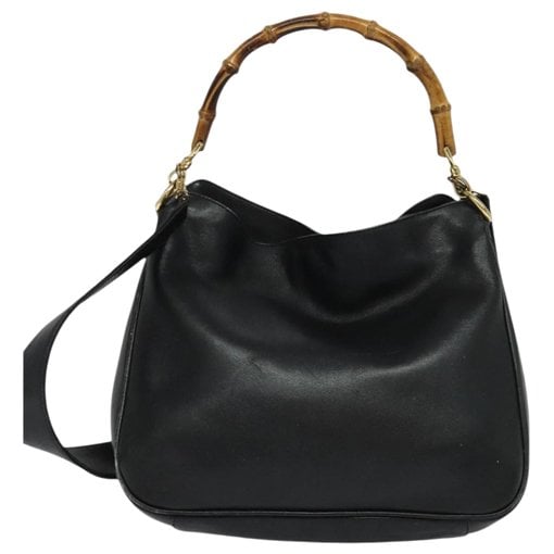 Bamboo leather handbag