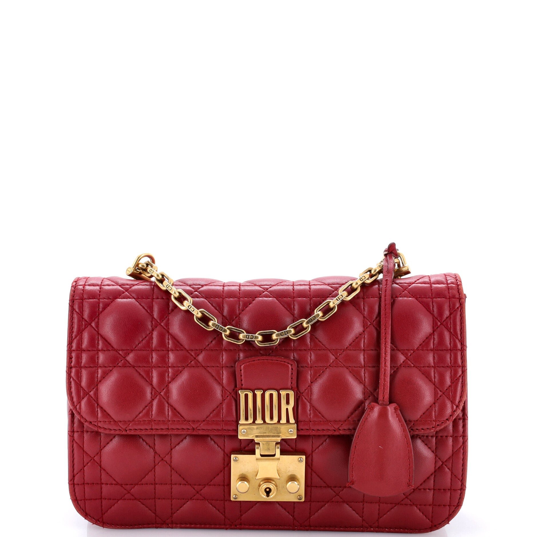Dioraddict Flap Bag Cannage Quilt Lambskin Medium