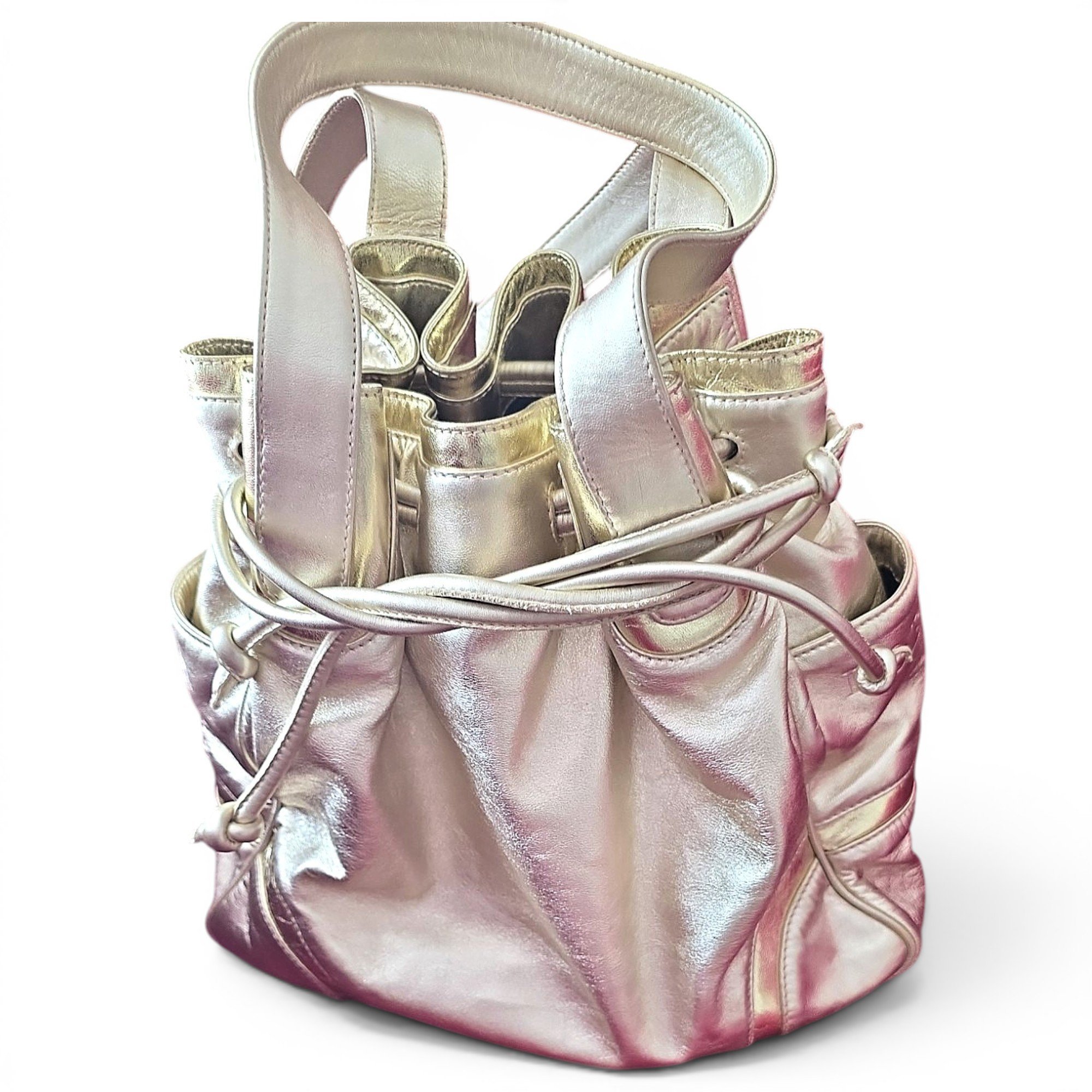 Flamenco leather handbag