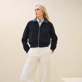 "Chaine d'Ancre" reversible bomber jacket