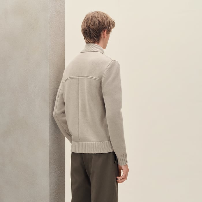 Silex "Devant Cuir" Buttoned Jacket