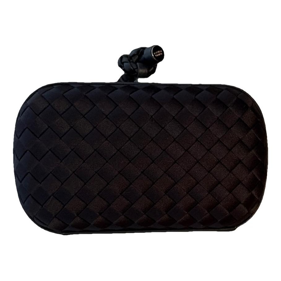 Pochette Knot silk clutch bag