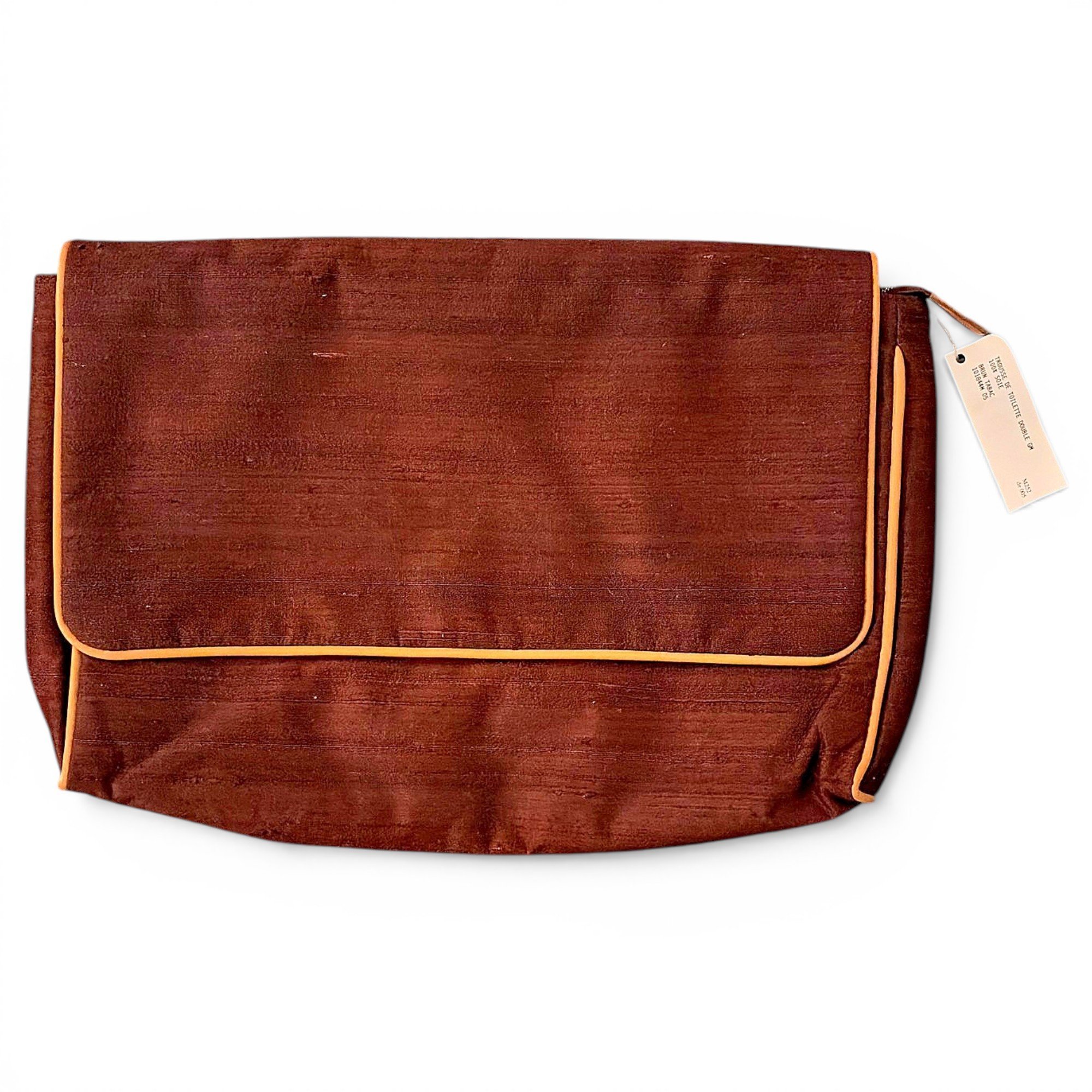 Silk clutch bag