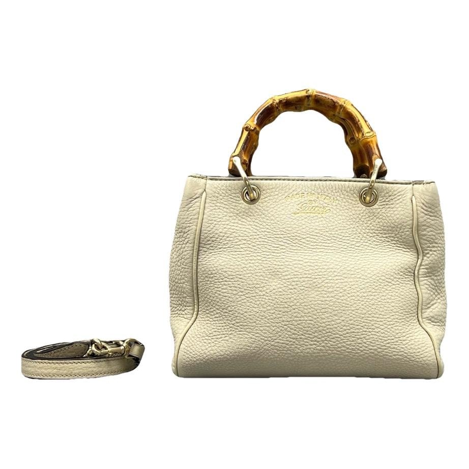 Vintage Bamboo leather handbag