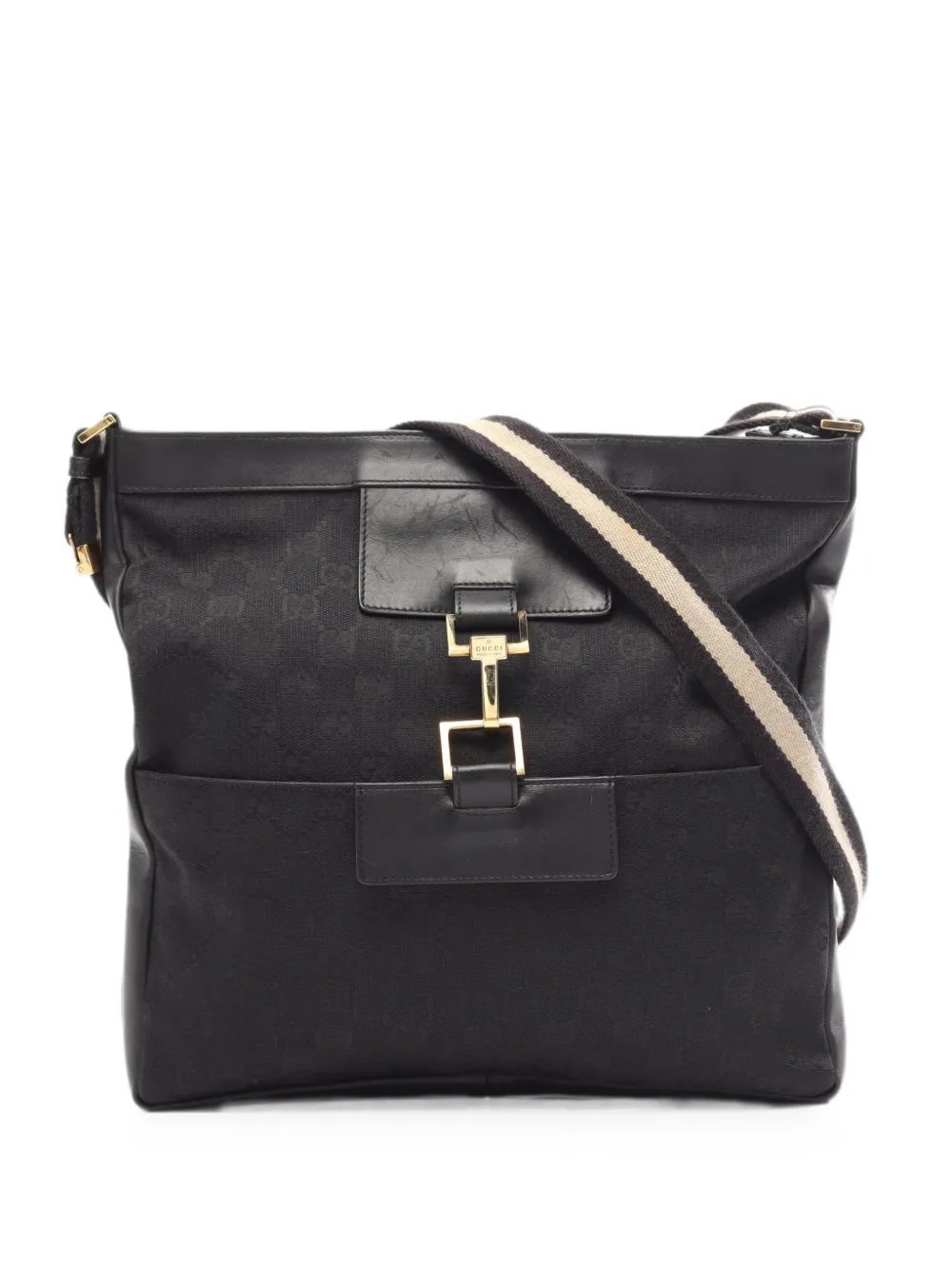 2000s GG canvas shoulder bag
