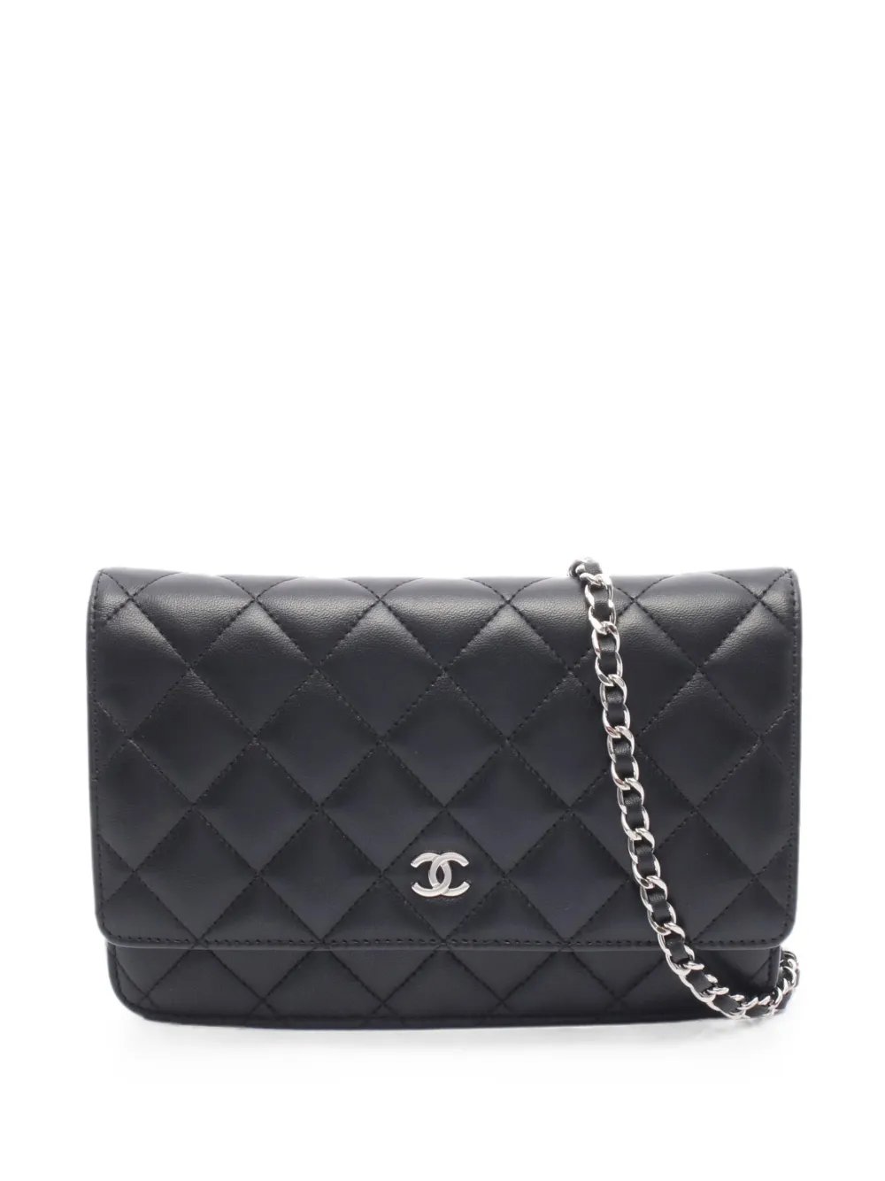 2013-2014 CC Quilted Lambskin Wallet On Chain crossbody bag